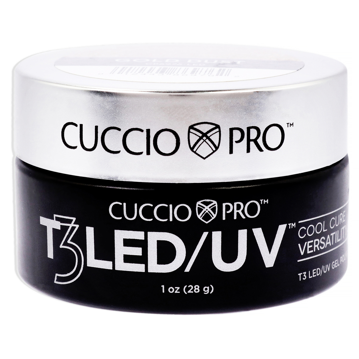Cuccio Pro T3 Cool Cure Versatility Gel - Gold Dust Nail Gel 1 Oz