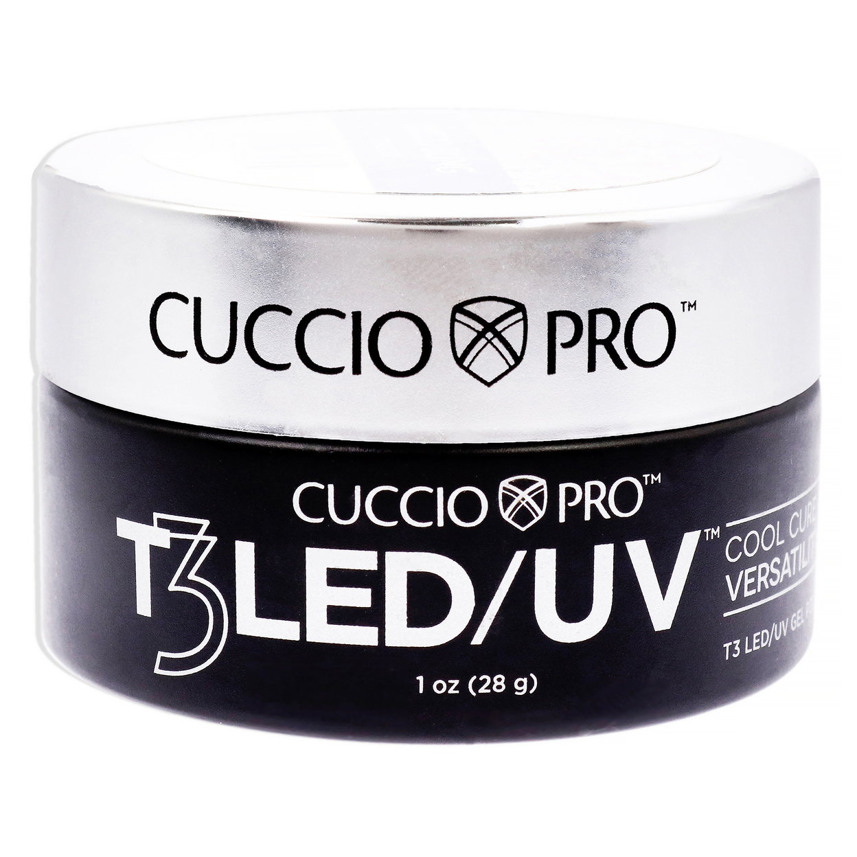 Cuccio Pro T3 Cool Cure Versatility Gel - Disco Bling Nail Gel 1 Oz