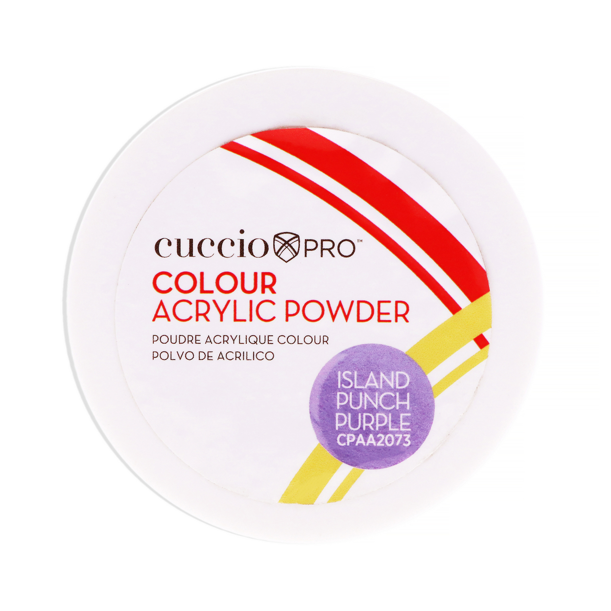 Cuccio PRO Colour Acrylic Powder - Island Punch Purple 1.6 Oz