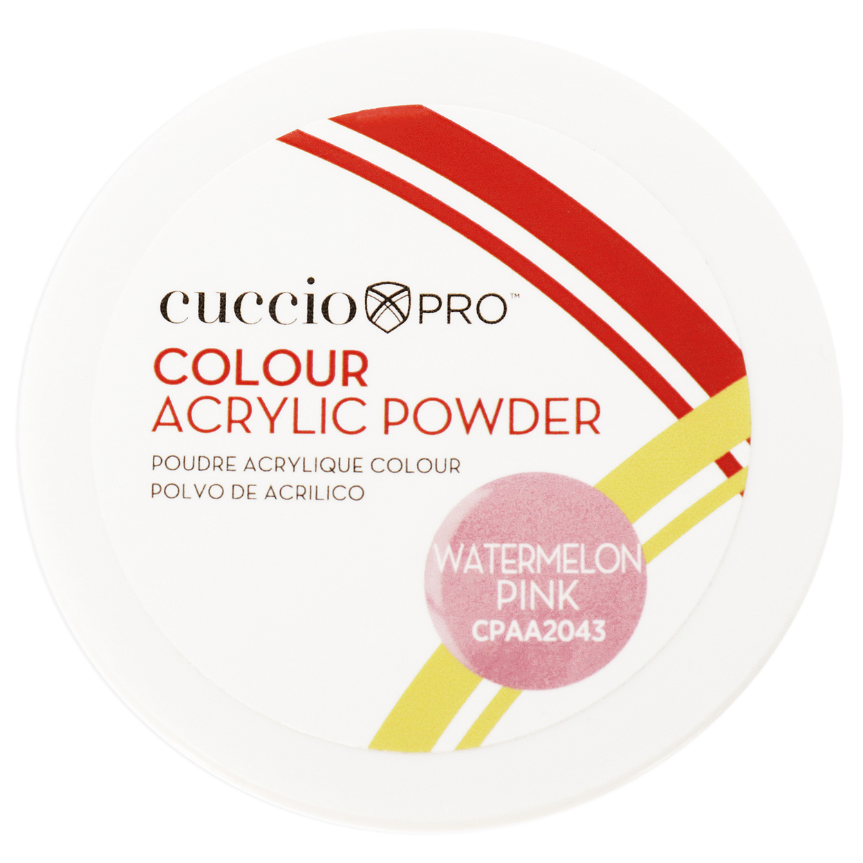 Cuccio Pro Colour Acrylic Powder - Watermelon Pink 1.6 Oz