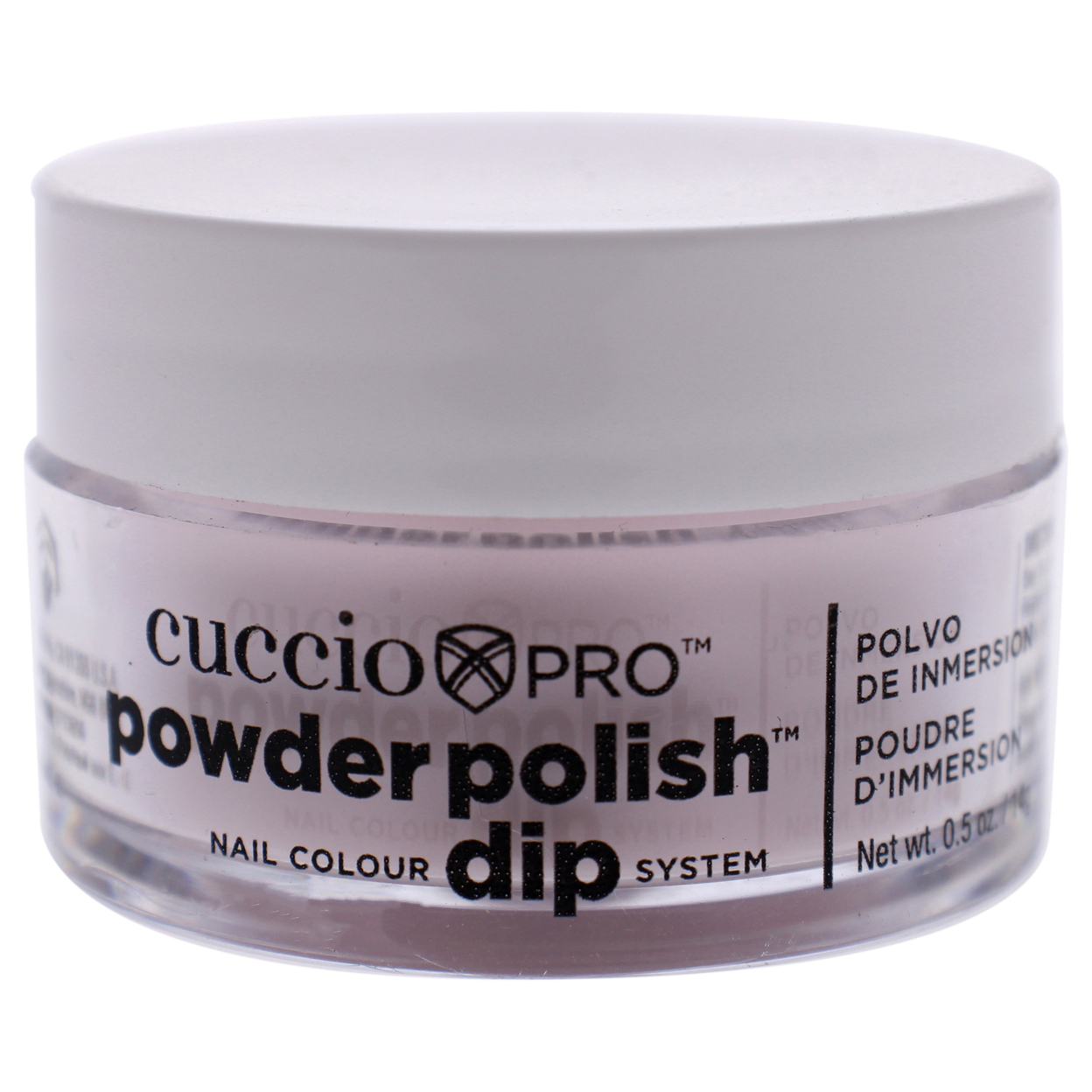 Cuccio Colour Pro Powder Polish Nail Colour Dip System - Original Pink Nail Powder 0.5 Oz