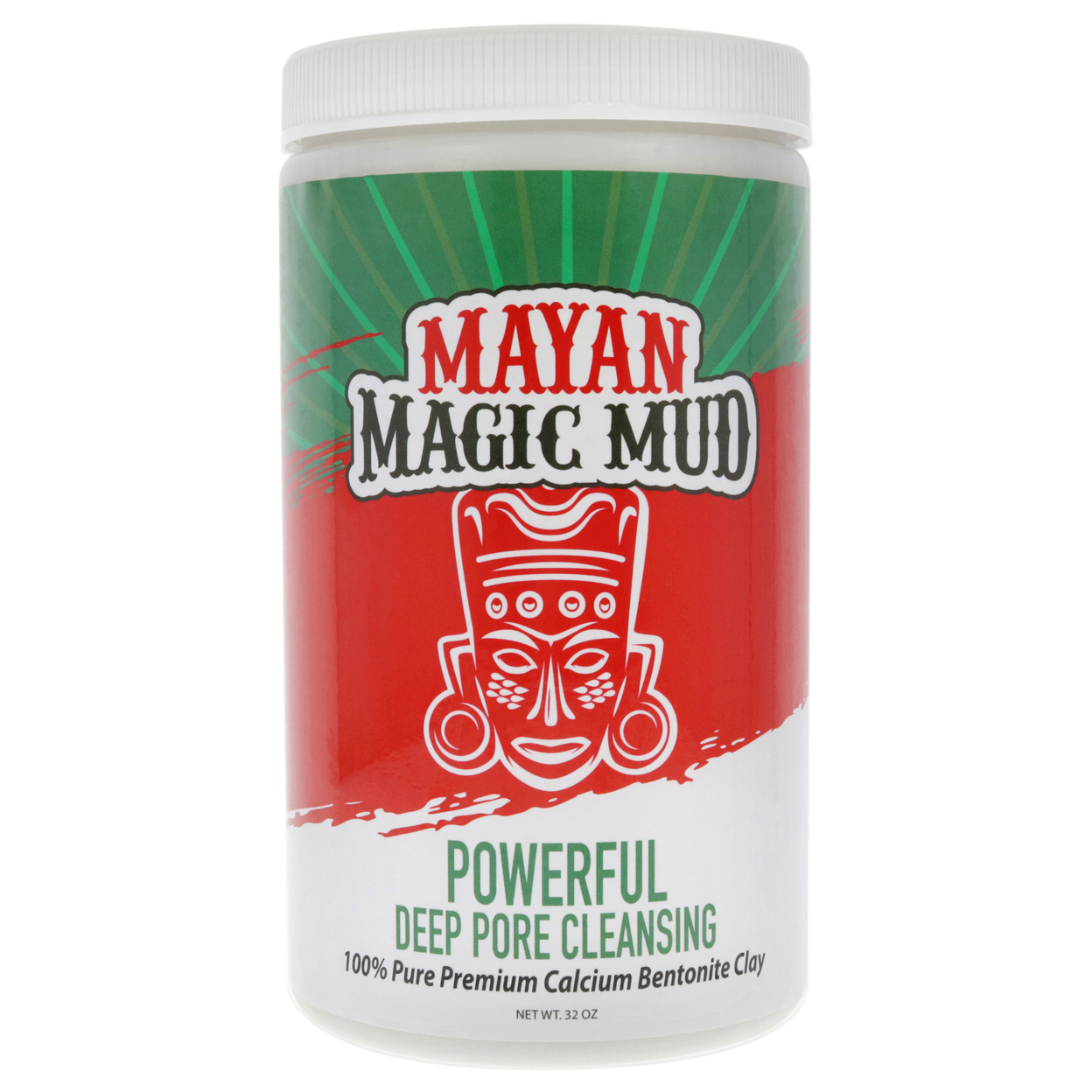 Mayan Magic Mud Powerful Deep Pore Cleansing Clay Cleanser 32 Oz