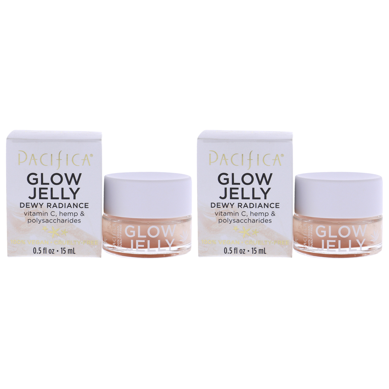 Pacifica Glow Jelly Dewy Radiance - Pack Of 2 Gel 0.5 Oz