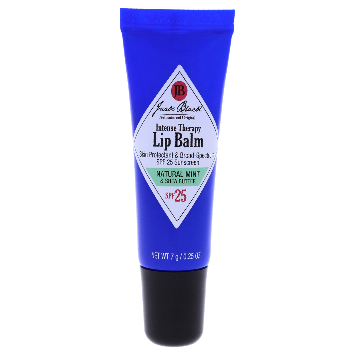 Jack Black Intense Therapy Lip Balm SPF 25 - Natural Mint And Shea Butter Lip Balm 0.25 Oz