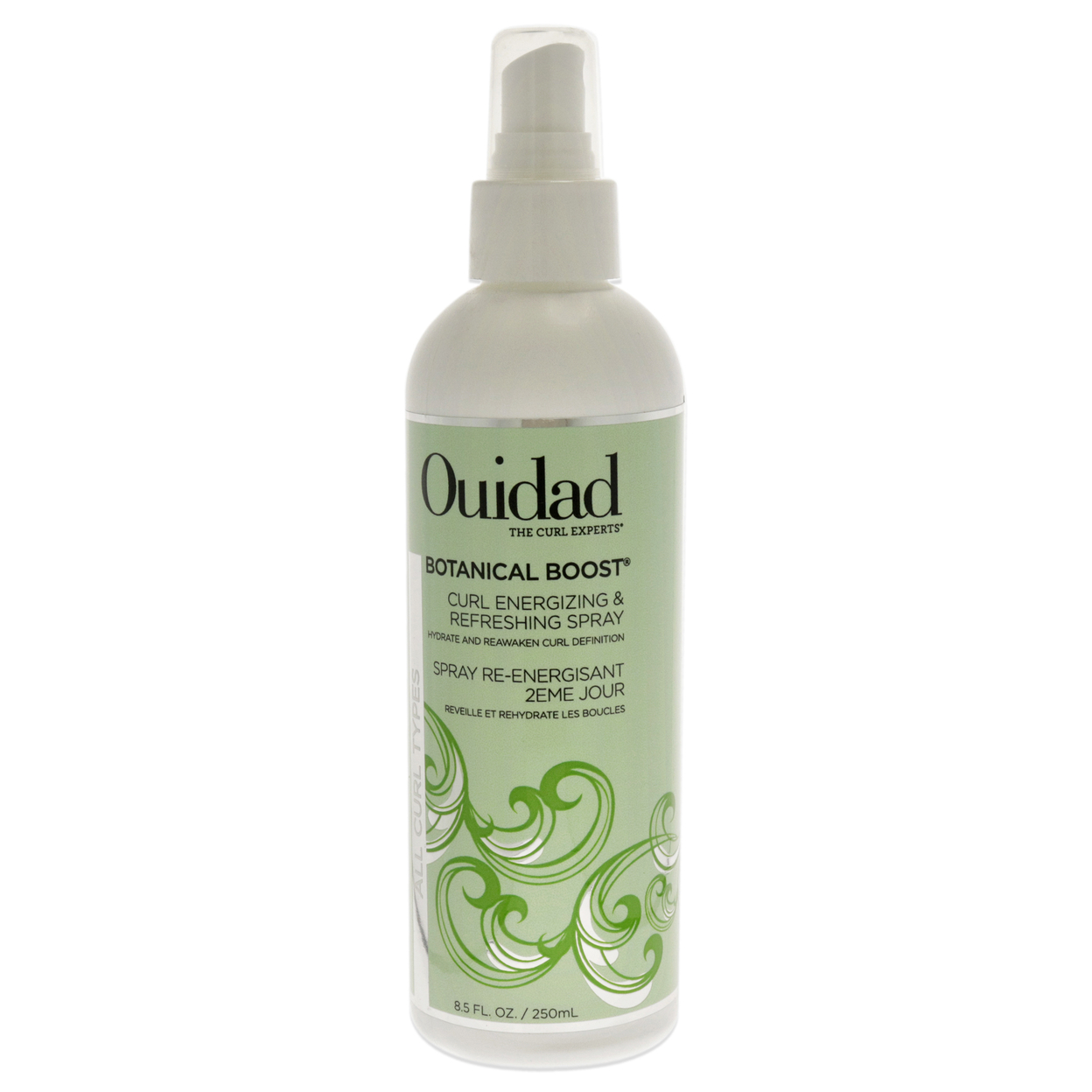 Ouidad Botanical Boost Curl Energizing And Refreshing Spray Hair Spray 8.5 Oz
