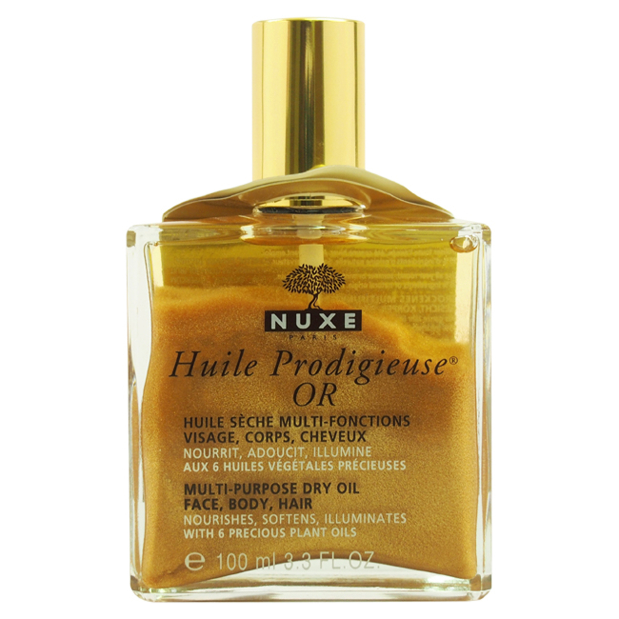 Nuxe Huile Prodigieuse OR Multi-Purpose Dry Oil - Golden Shimmer Oil 3.3 Oz