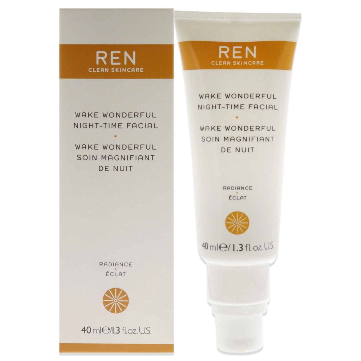Ren Wake Wonderful Night-Time Facial Treatment 1.3 Oz