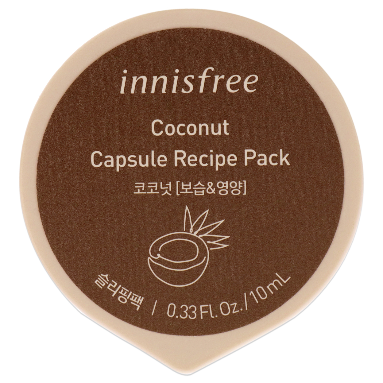 Innisfree Capsule Recipe Pack Mask - Coconut 0.33 Oz