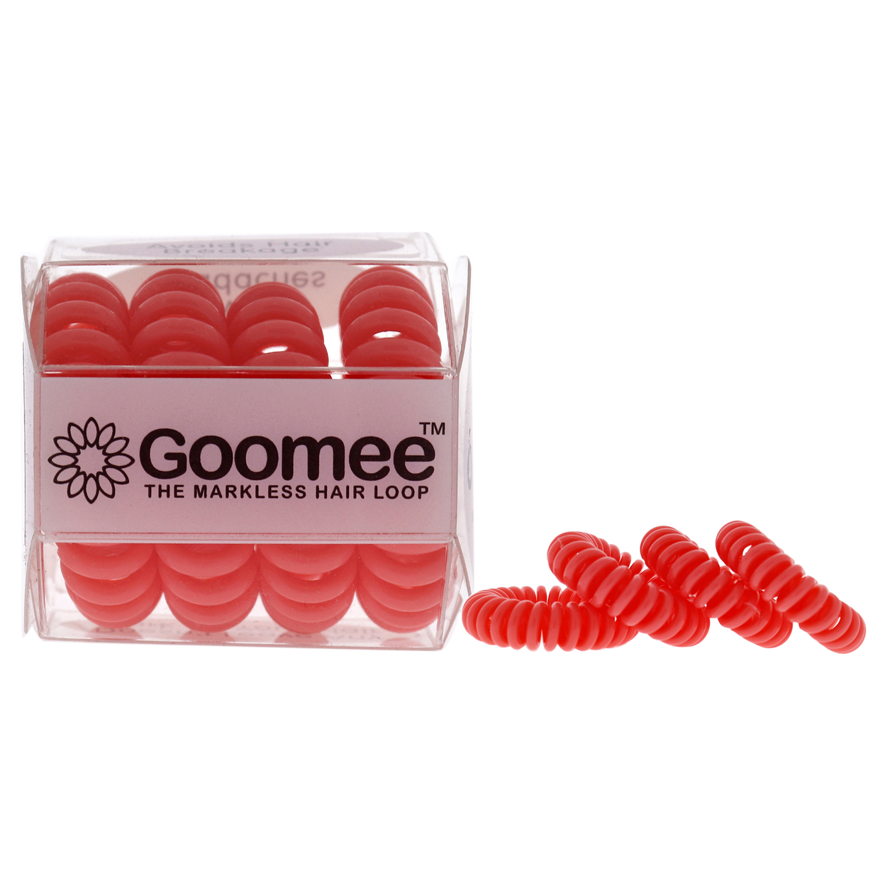 Goomee The Markless Hair Loop Set - Peach Paradise Hair Tie 4 Pc