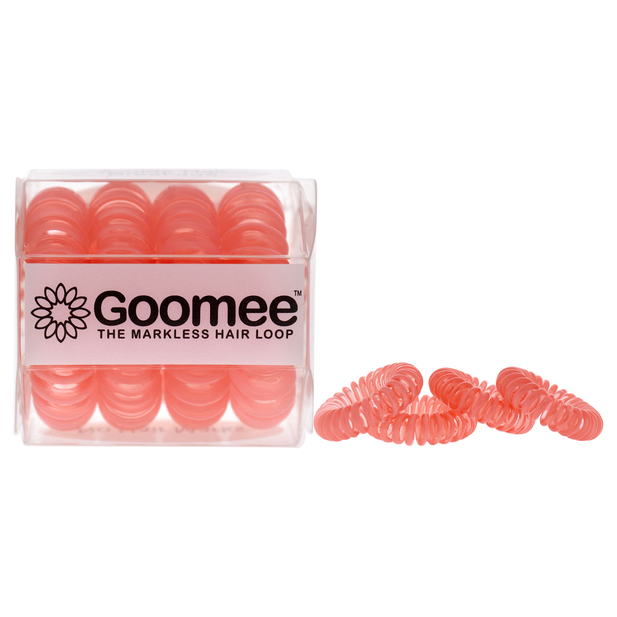 Goomee The Markless Hair Loop Set - Huntington Peach Hair Tie 4 Pc