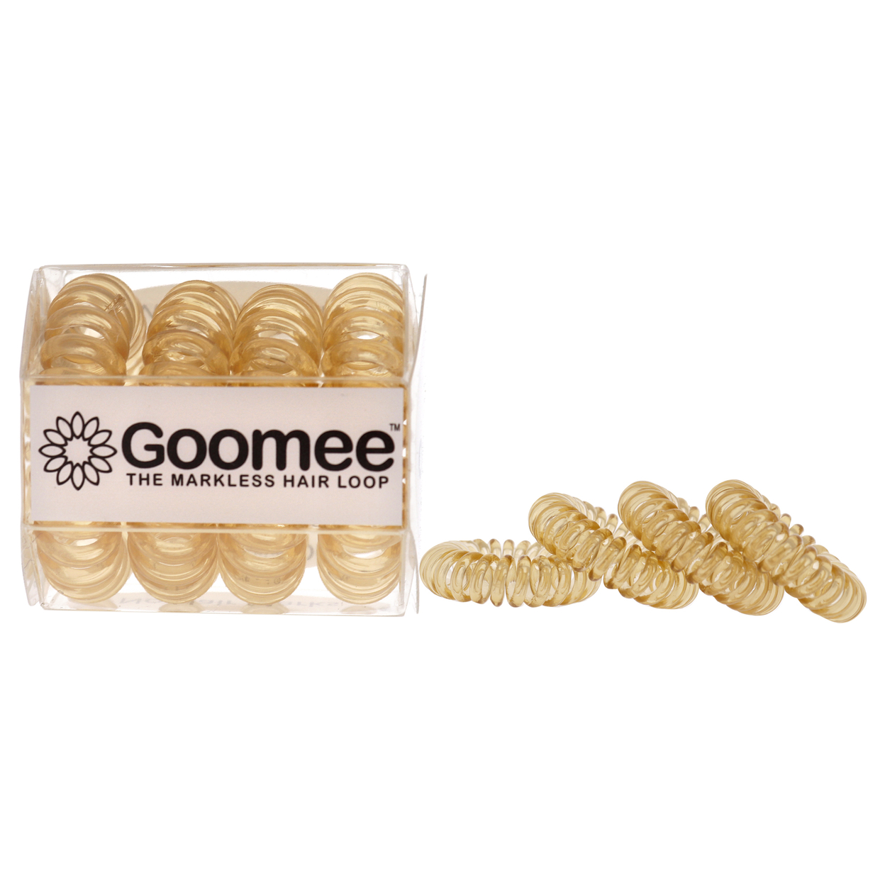 Goomee The Markless Hair Loop Set - Whiskey Hair Tie 4 Pc
