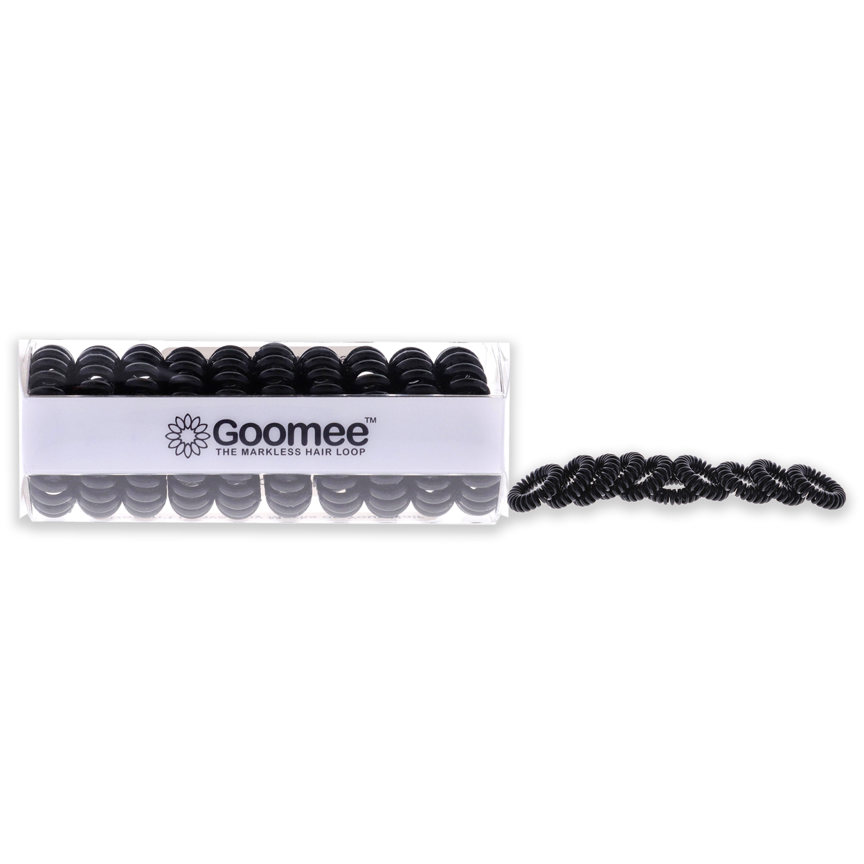 Goomee The Markless Hair Loop Set - Black Hair Tie 10 Pc