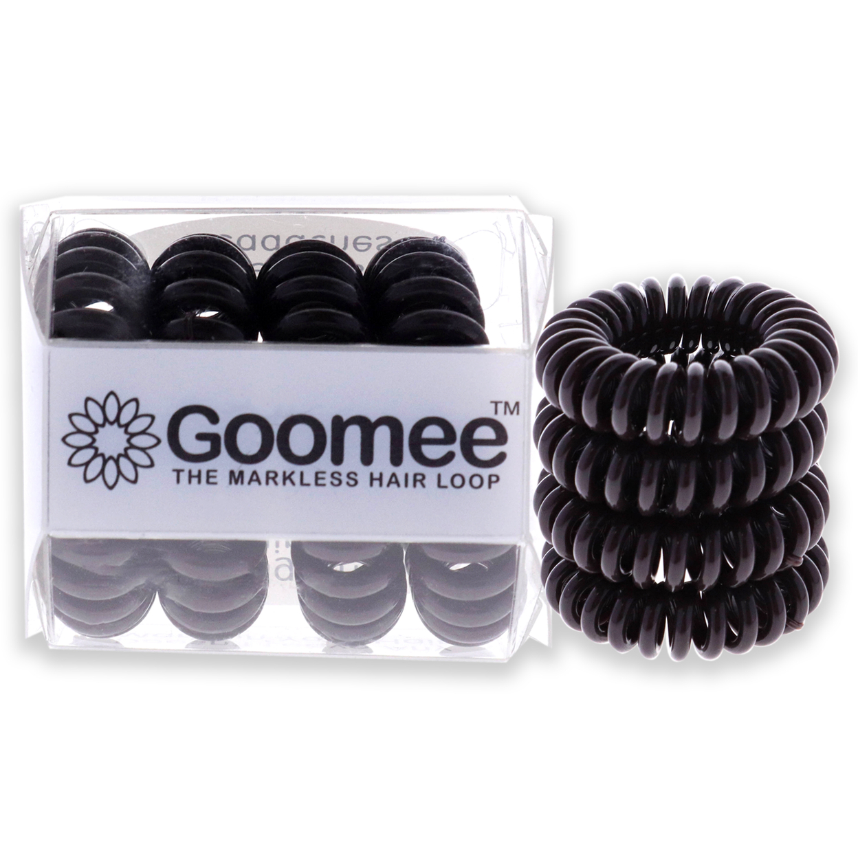 Goomee The Markless Hair Loop Set - Coco Brown Hair Tie 4 Pc