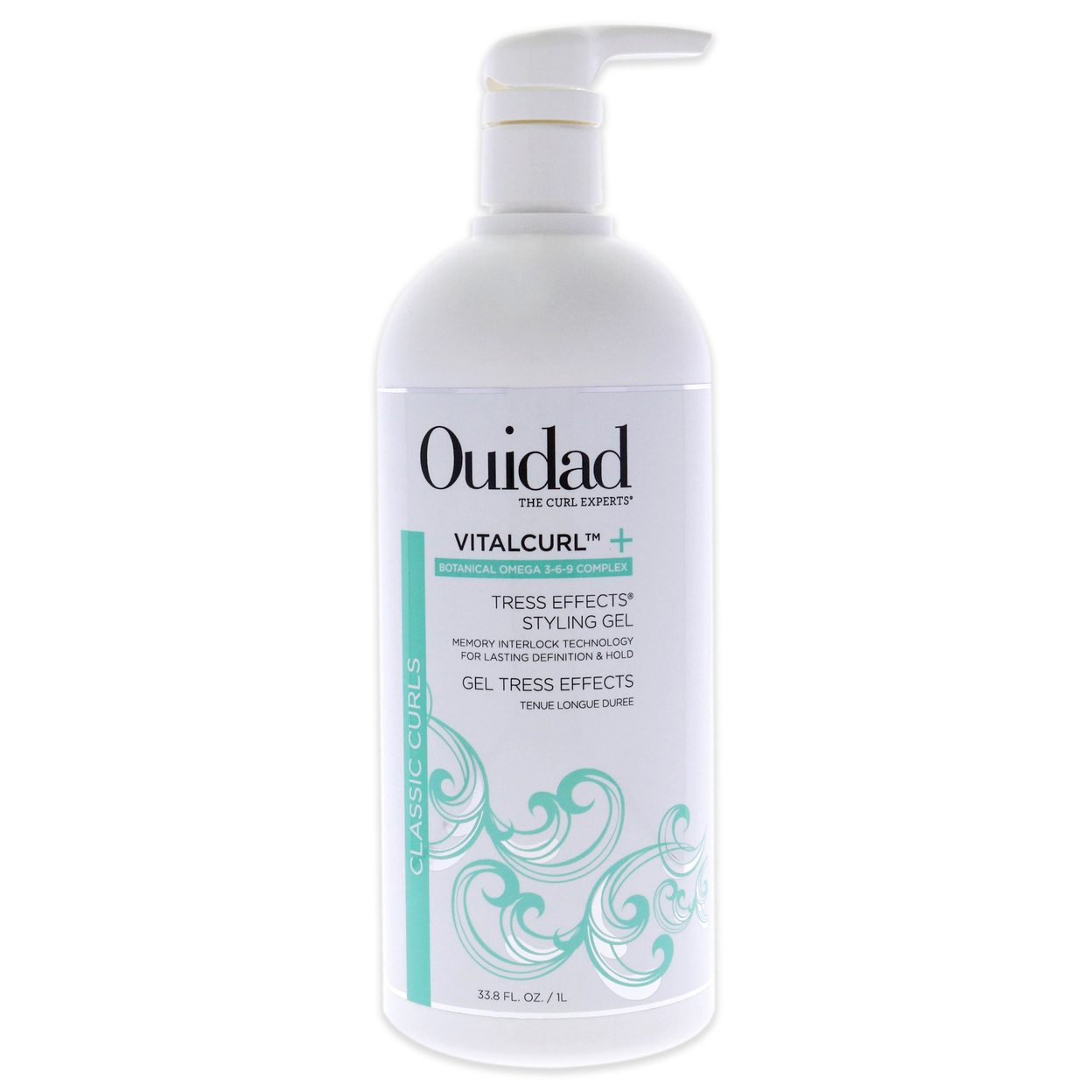 Ouidad Unisex HAIRCARE VitalCurl Plus Tress Effects Styling Gel 33.8 Oz