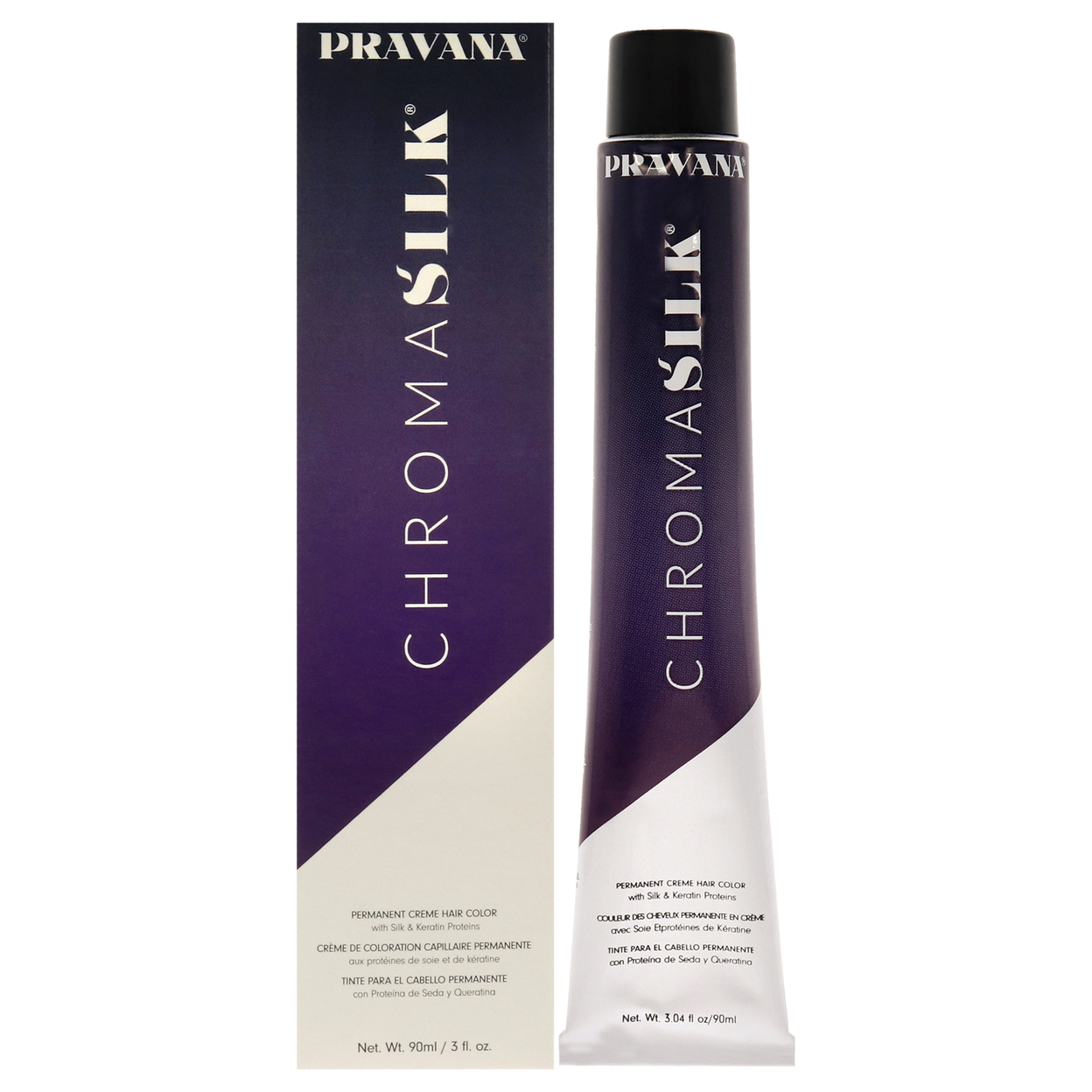 Pravana ChromaSilk Creme Hair Color - 6NTGV-6NT37 Dark Neutral Golden Violet Blonde Hair Color 3 Oz