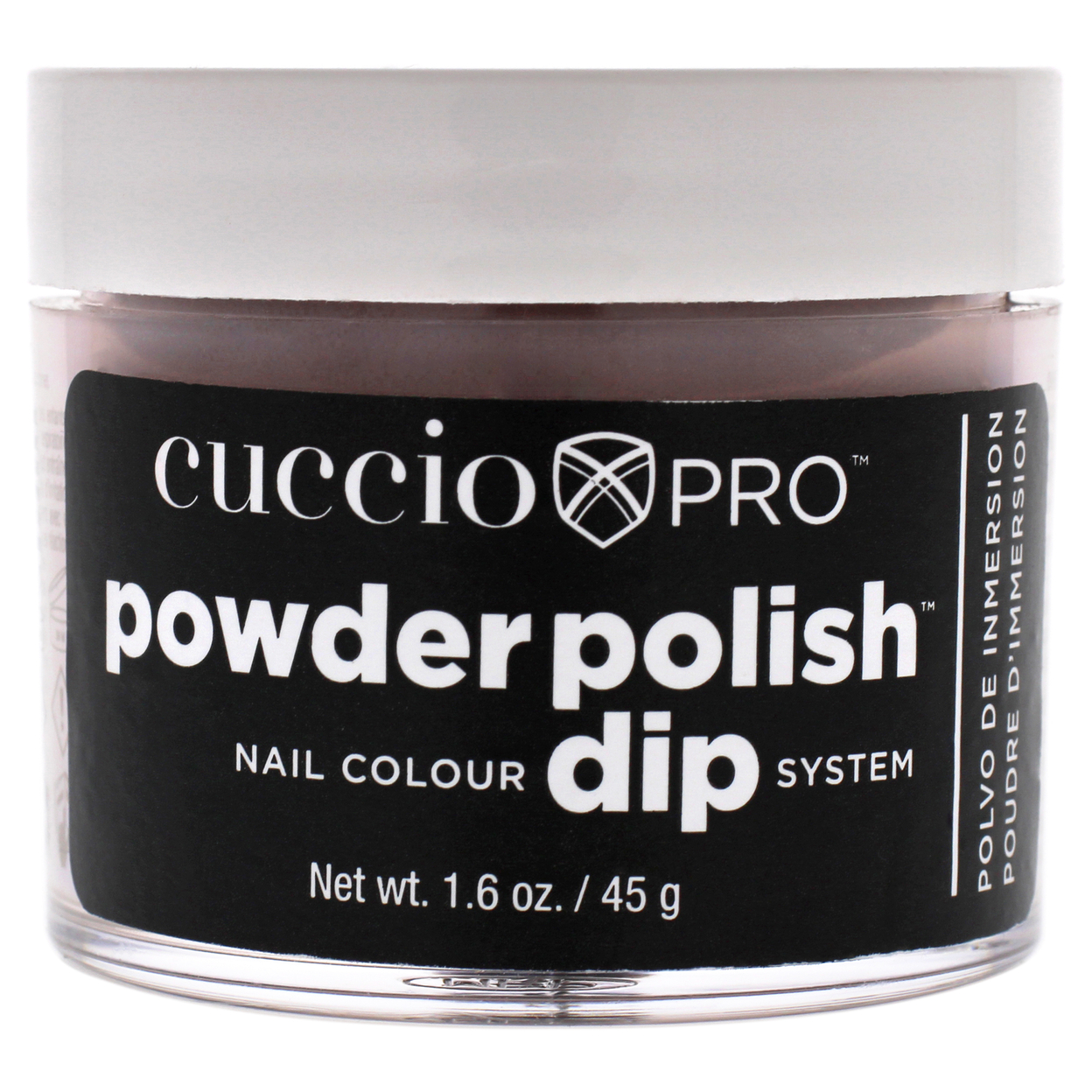 Cuccio Colour Pro Powder Polish Nail Colour Dip System - Semi Sweet On You Nail Powder 1.6 Oz