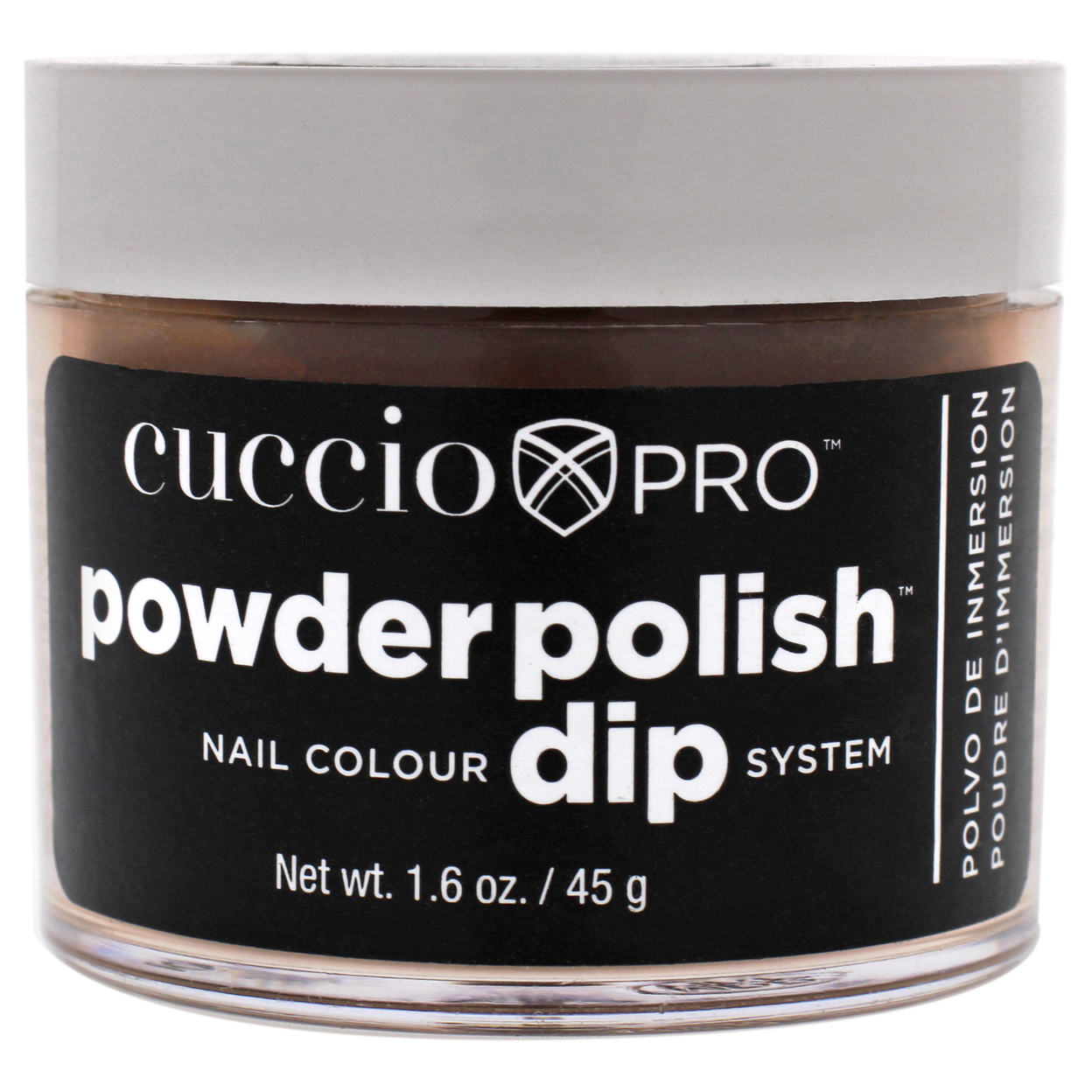 Cuccio Colour Pro Powder Polish Nail Colour Dip System - Caramel Kisses Nail Powder 1.6 Oz