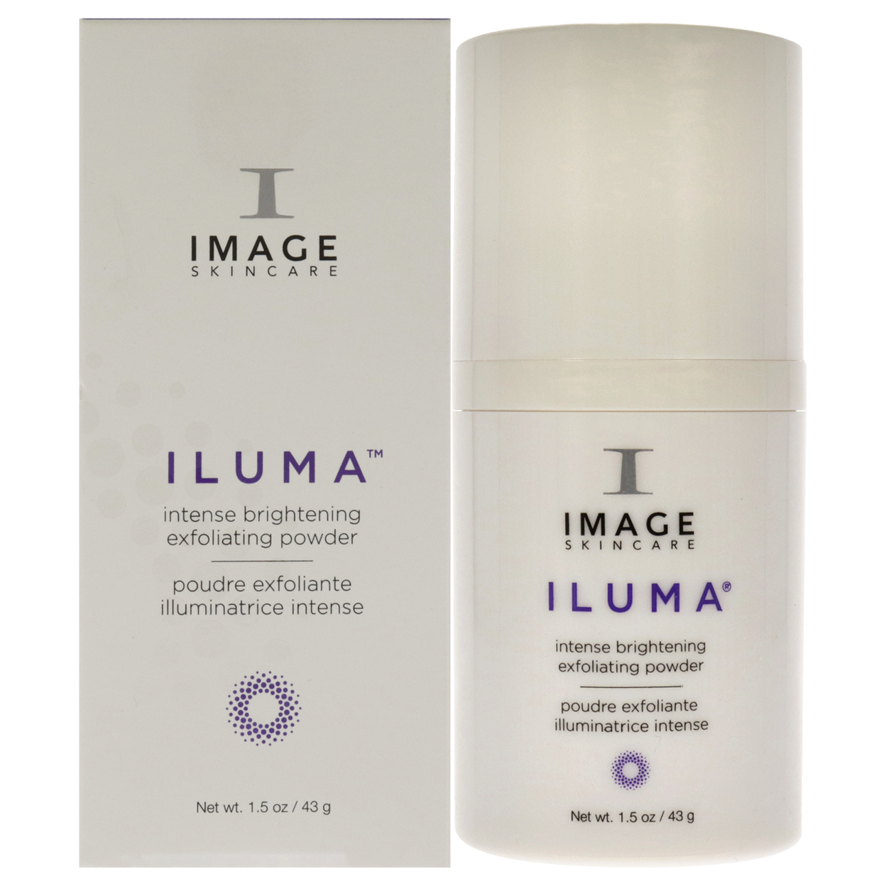 Image Iluma Intense Brightening Exfoliating Powder - All Skin Types Exfoliator 1.5 Oz