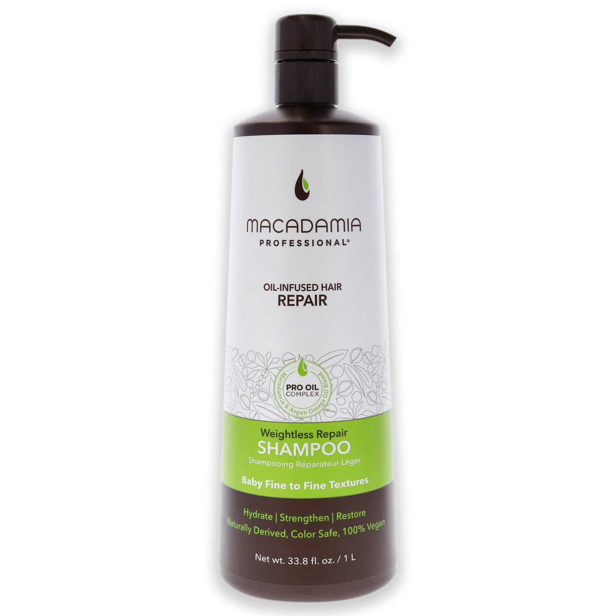 Macadamia Oil Unisex HAIRCARE Wightless Repair Shampoo 33.8 Oz