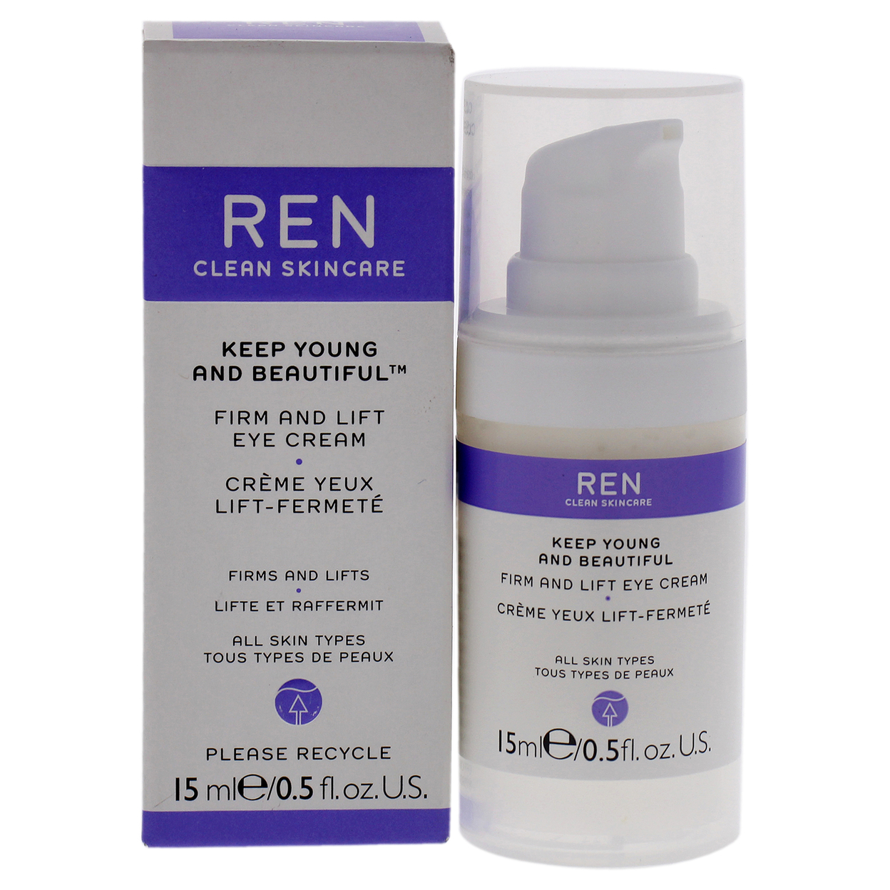Ren Keep Young And Beautiful Firm And Lift Eye Cream 0.5 Oz