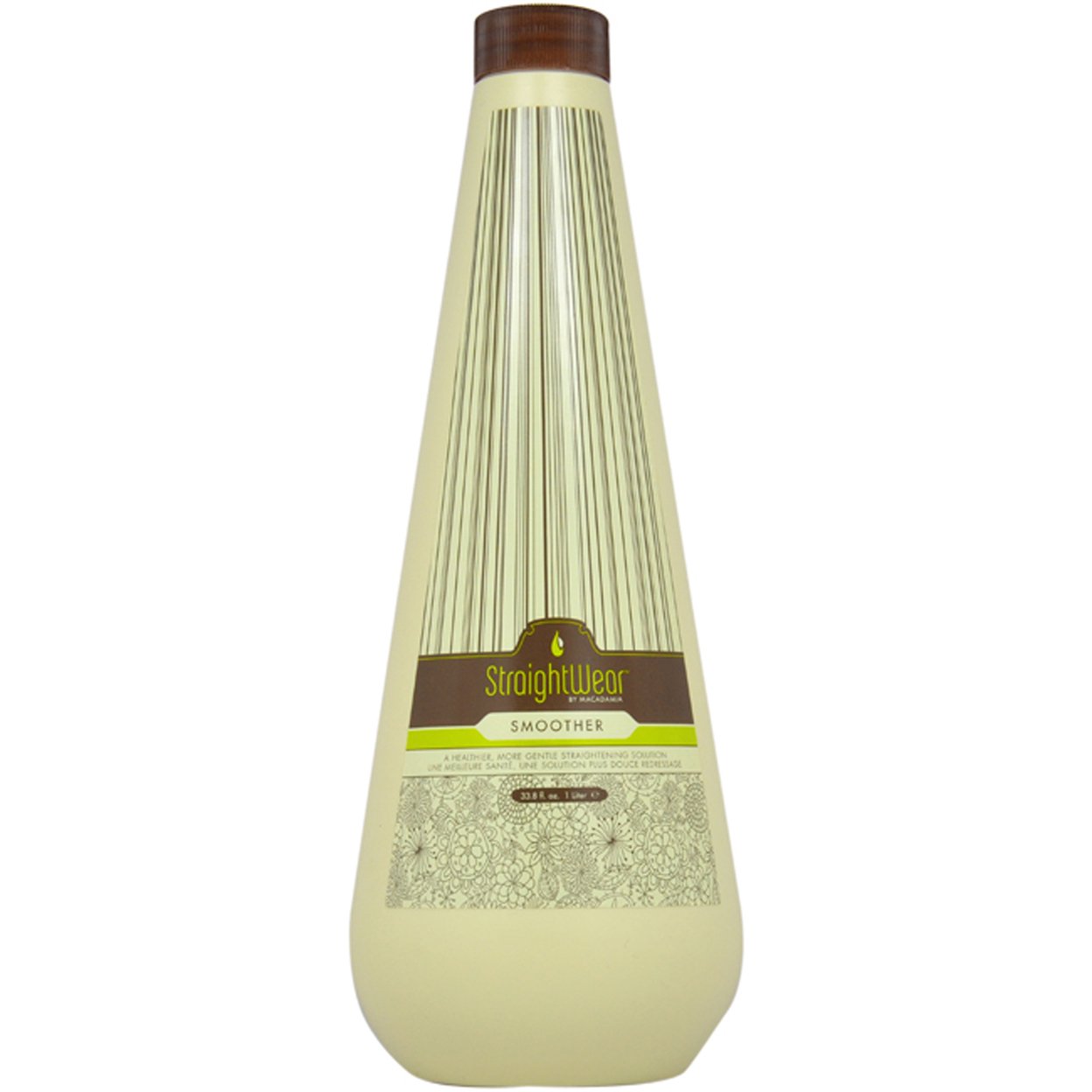 Macadamia Oil Natural Oil Straightwear Smoother Straightening Solution Smoother 33.8 Oz