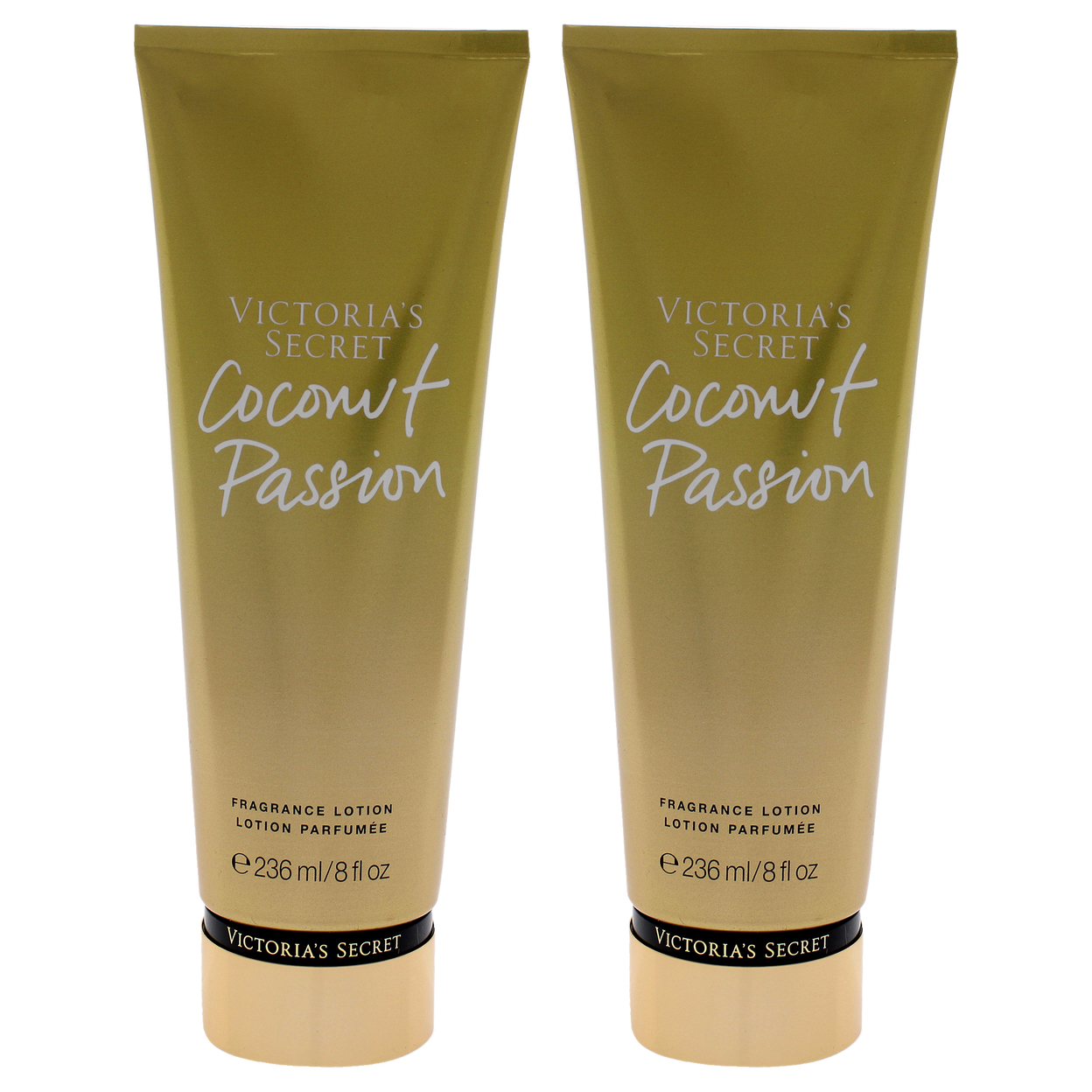 Victoria's Secret Coconut Passion Fragrance Lotion - Pack Of 2 8 Oz