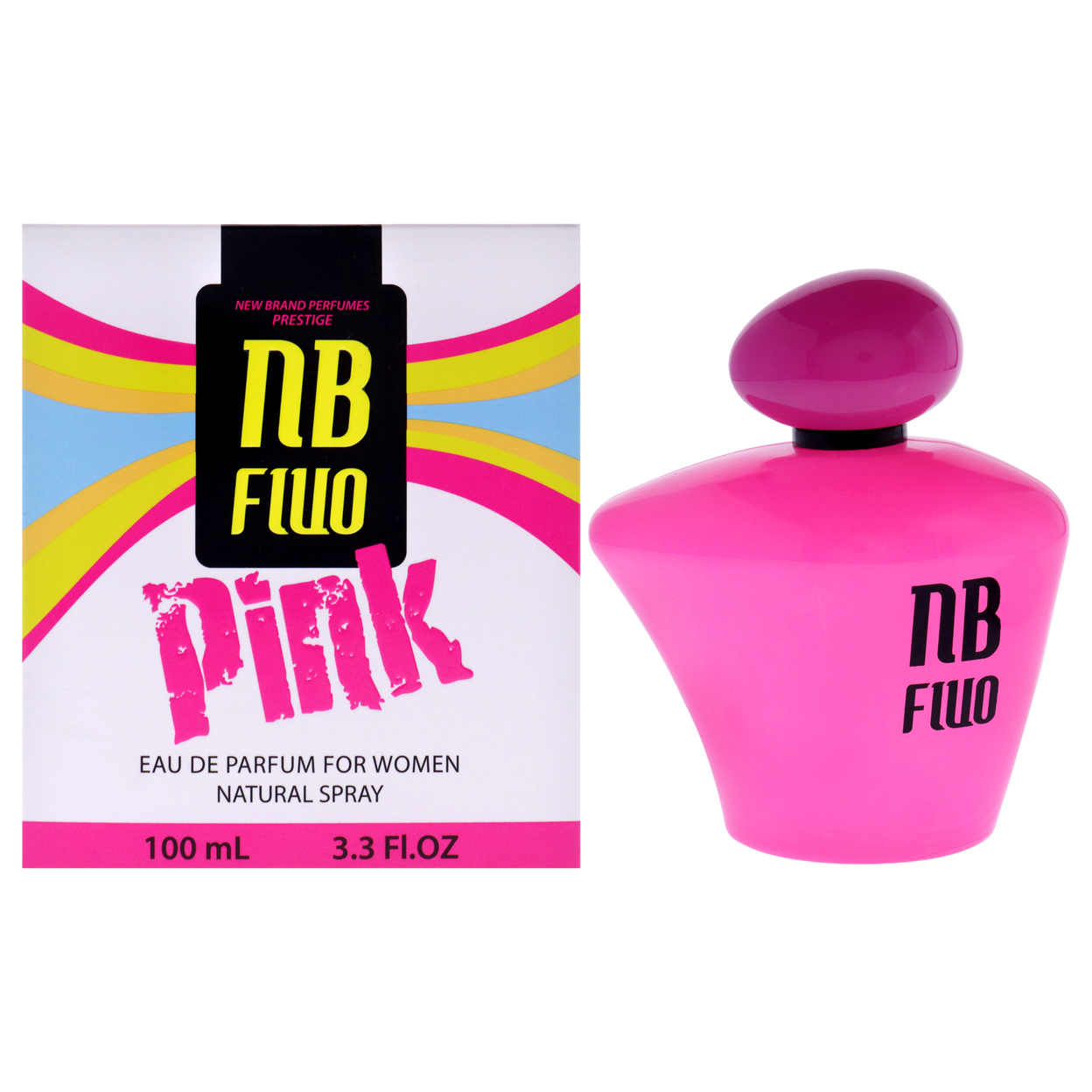 New Brand Fluo Pink EDP Spray 3.3 Oz
