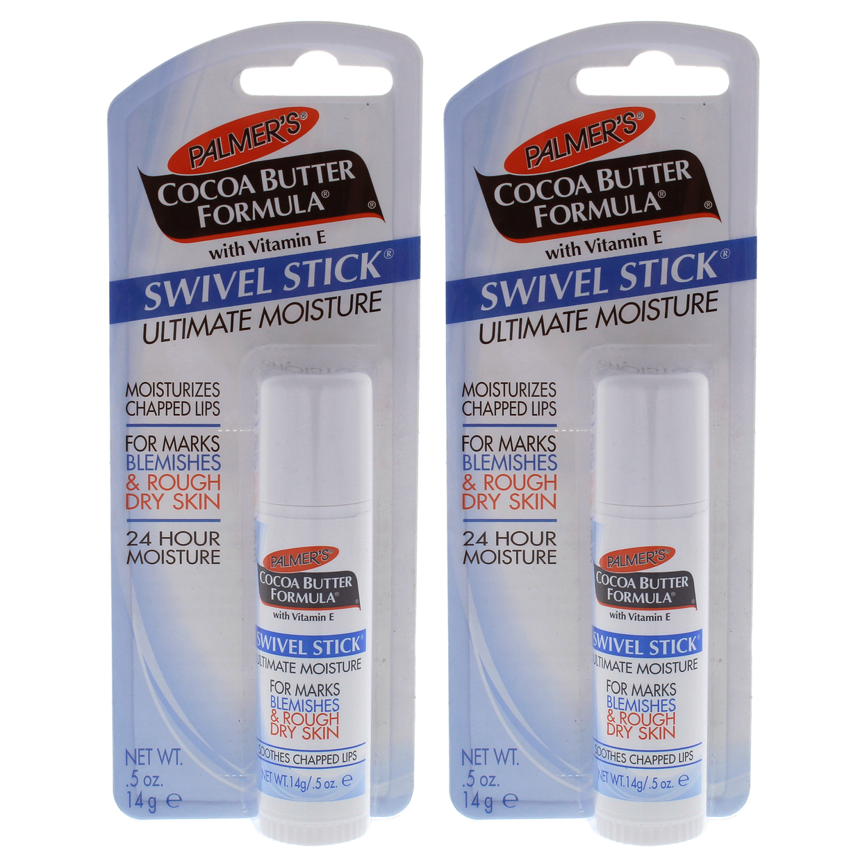 Palmers Cocoa Butter Formula Swivel Stick - Pack Of 2 Chap Stick 0.5 Oz