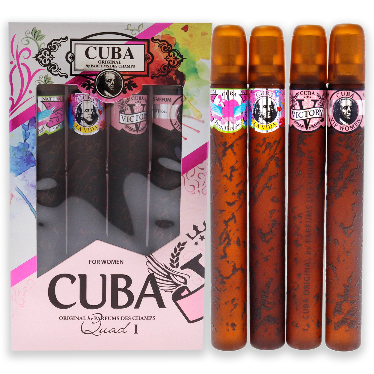 Cuba Quad I 4 Pc Gift Set 4 Pc Gift Set