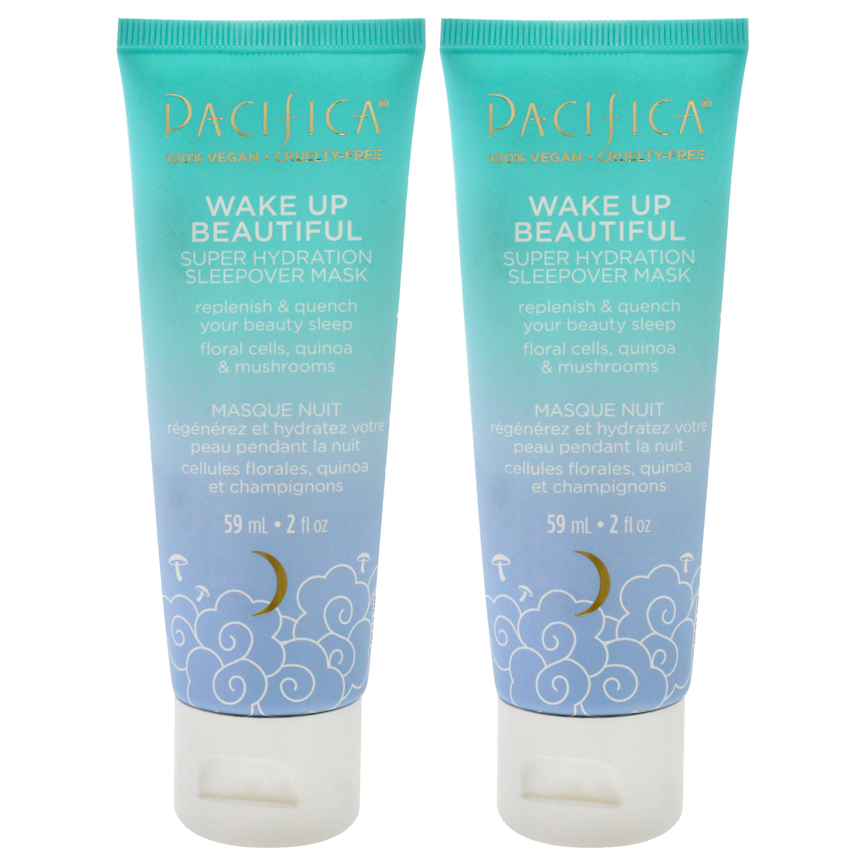 Pacifica Wake Up Beautiful Mask - Pack Of 2 2 Oz