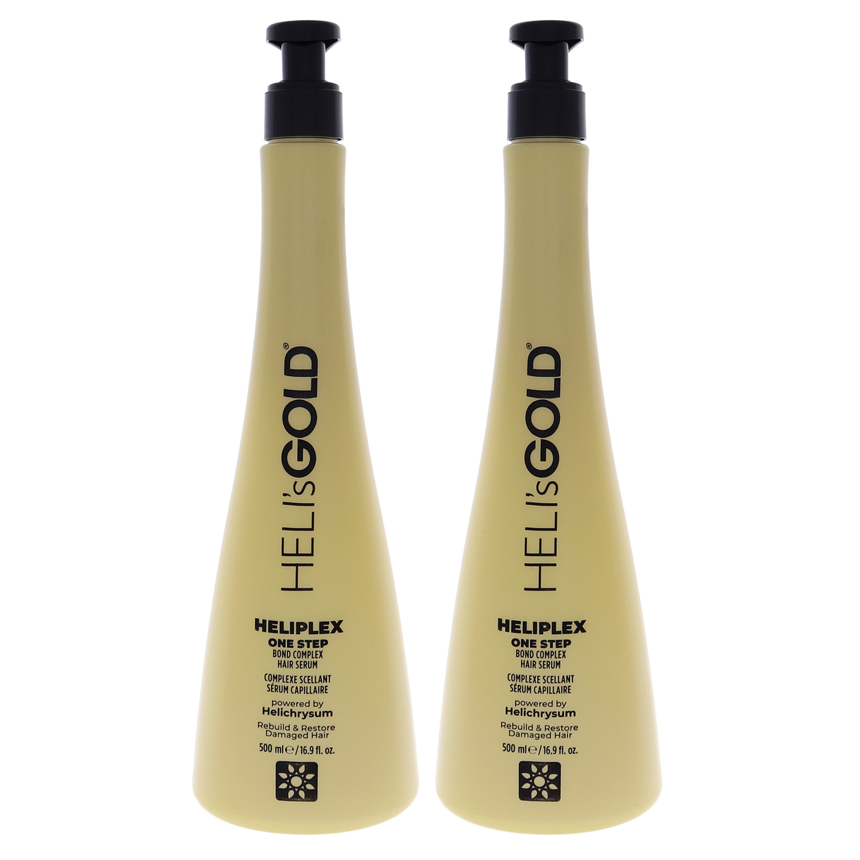 Helis Gold Heliplex One Step Hair Serum - Pack Of 2 16.9 Oz