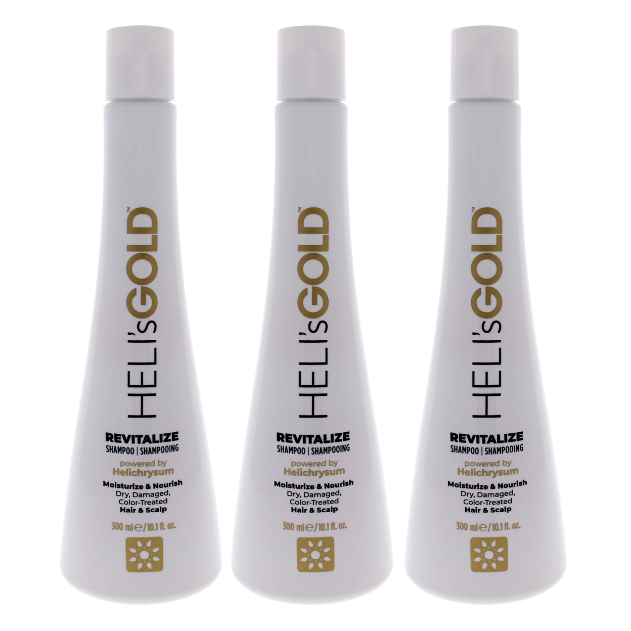 Helis Gold Revitalize Shampoo - Pack Of 3 10.1 Oz