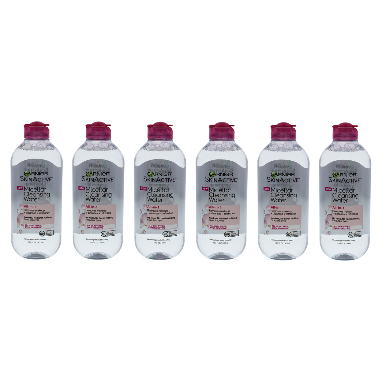 Garnier Micellar Cleansing Water All-In-1 - Pack Of 6 Cleanser 13.5 Oz