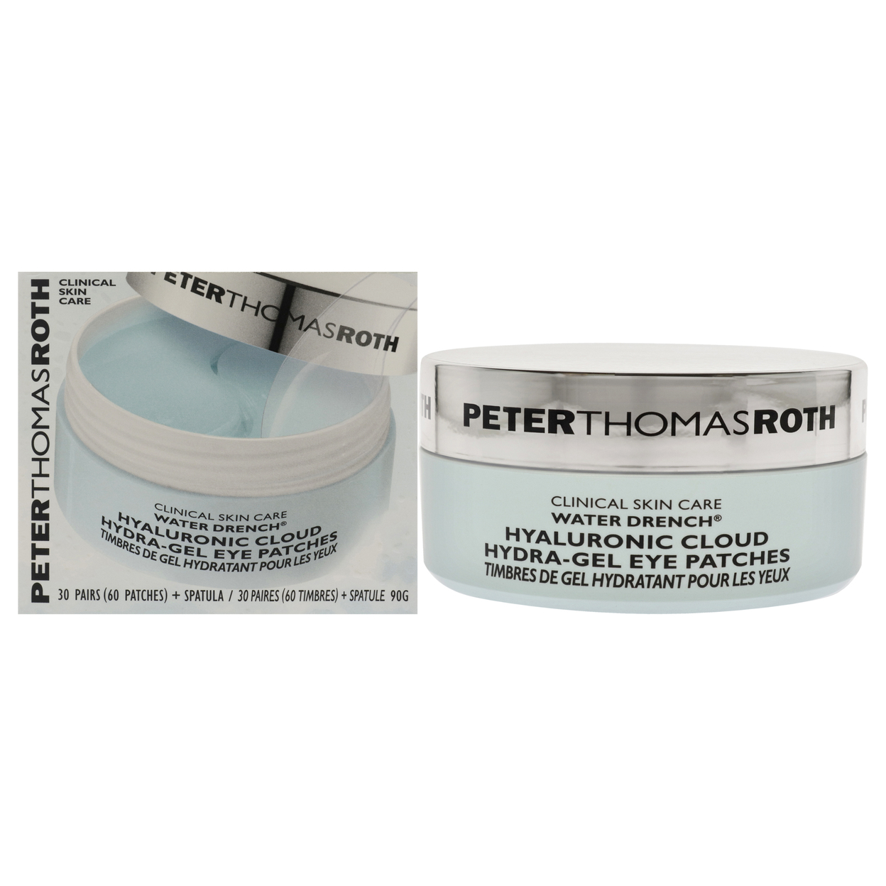 Peter Thomas Roth Water Drench Hyaluronic Cloud Hydra-Gel Eye Patches 60 Pc