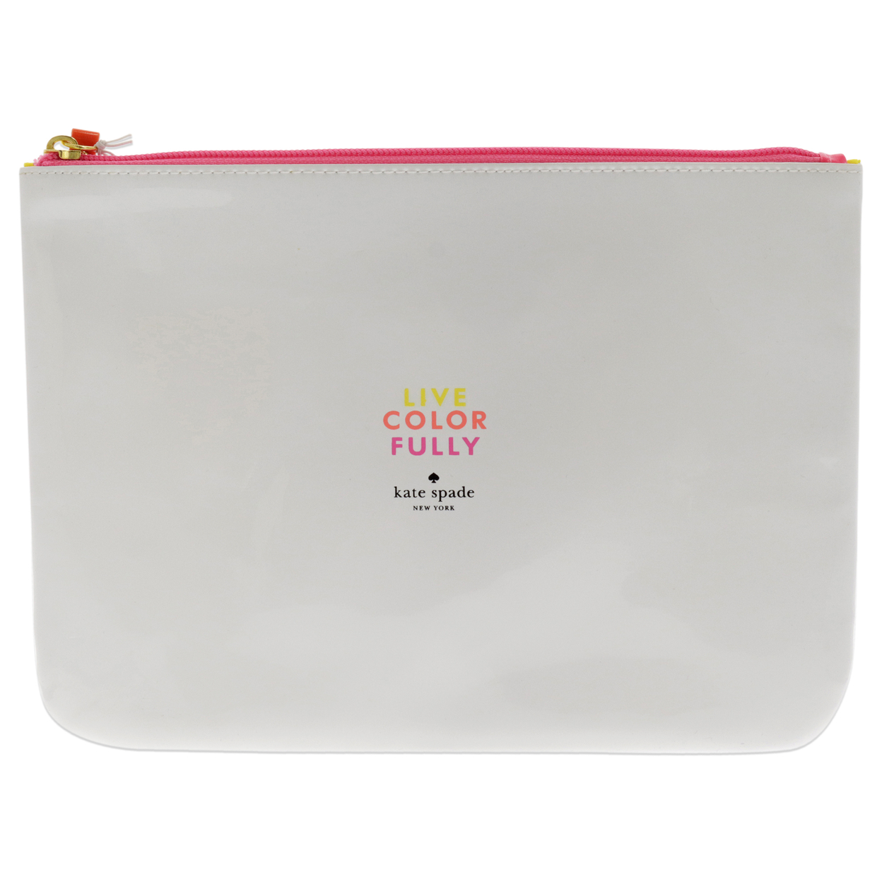 Kate Spade Live Colour Fully - White-Pink Bag 1 Pc