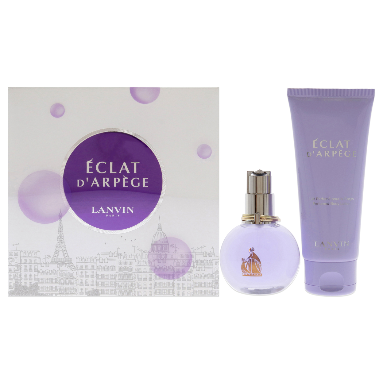 Lanvin Eclat DArpege 1.7oz EDP Spray, 3.3oz Perfumed Body Lotion 2 Pc Gift Set