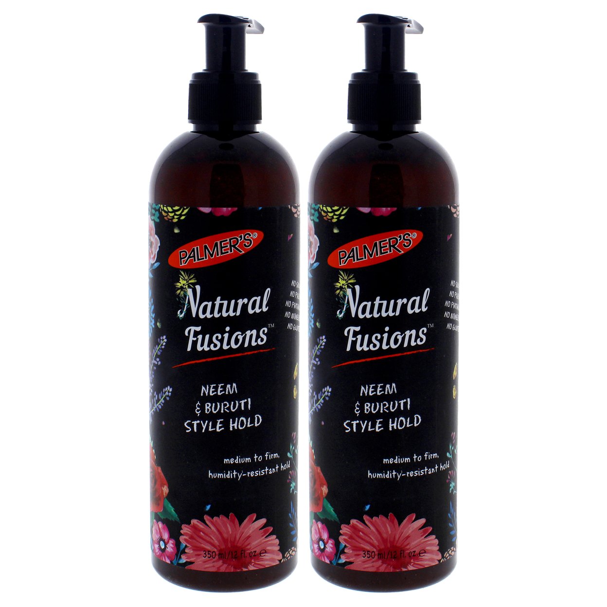 Palmers Natural Fusions Neem And Buruti Style Hold - Pack Of 2 Gel 12 Oz