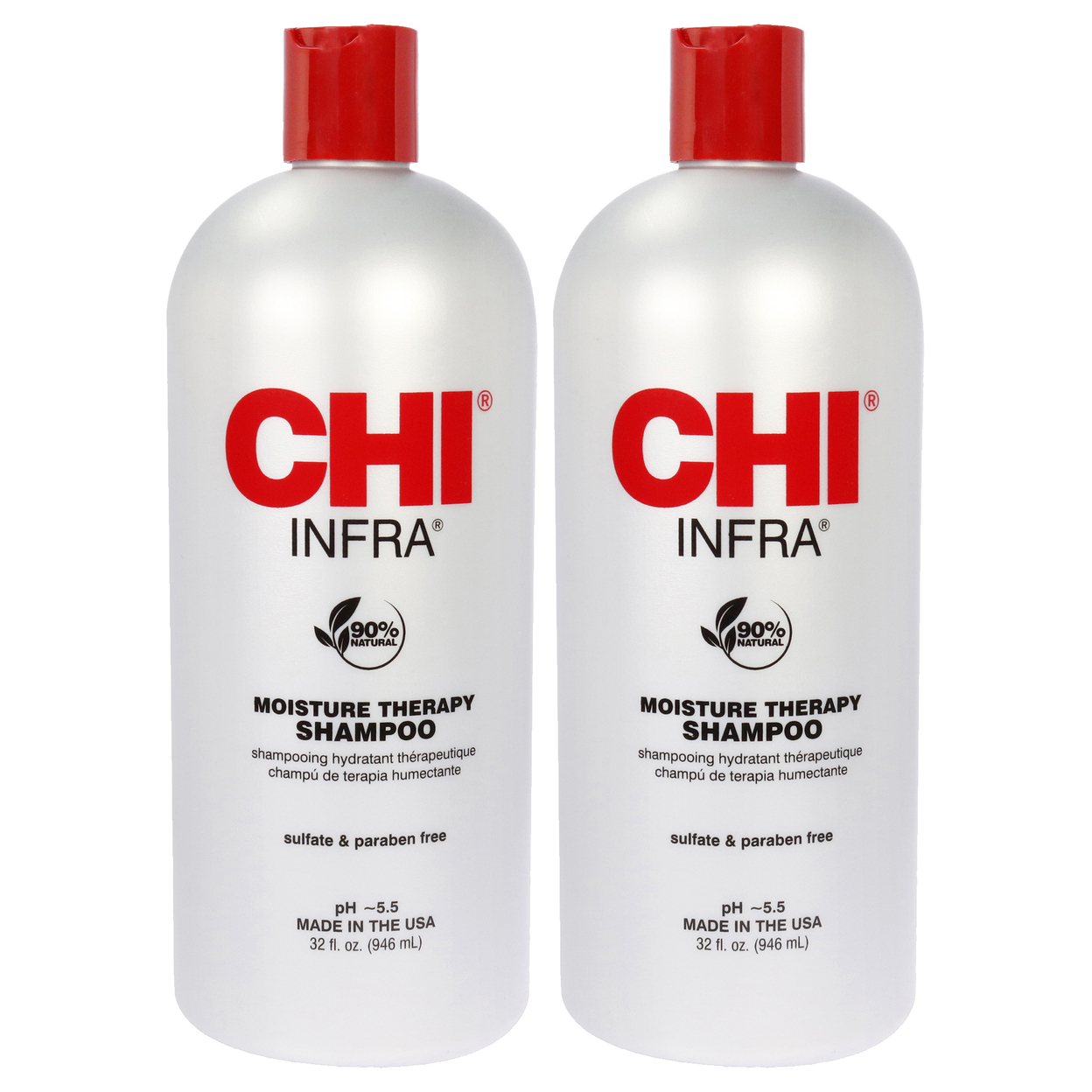 CHI Moisture Therapy Infra Shampoo - Pack Of 2 32 Oz