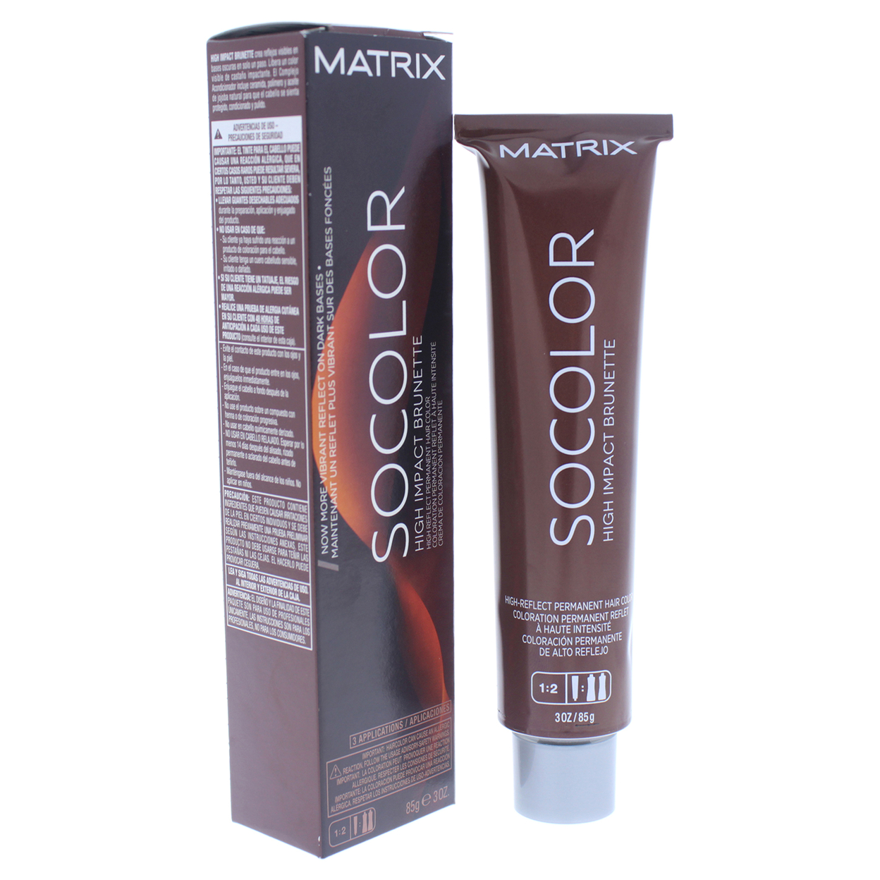 Matrix Socolor High Impact Brunette Color - JN7 Jade Neutral Hair Color 3 Oz