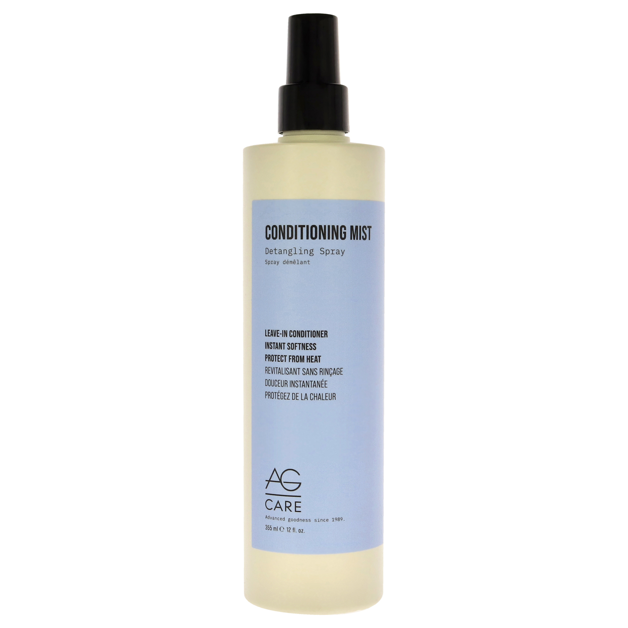 AG Hair Cosmetics Conditioning Mist Detangling Spray Conditioner 12 Oz