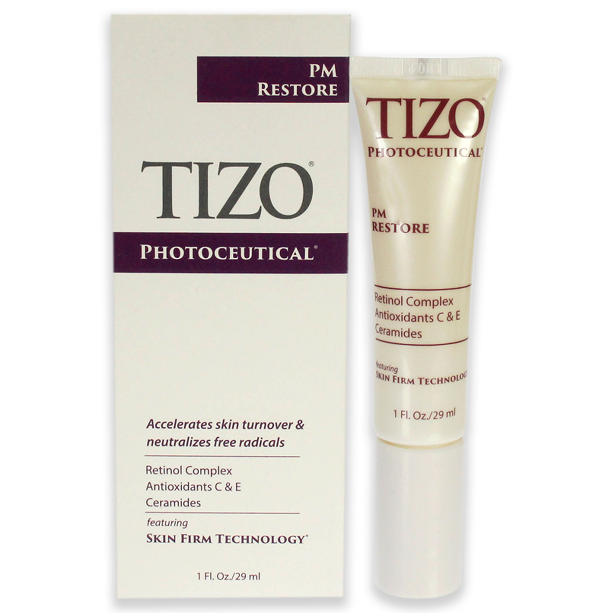 Tizo Photoceutical PM Restore Treatment 1 Oz