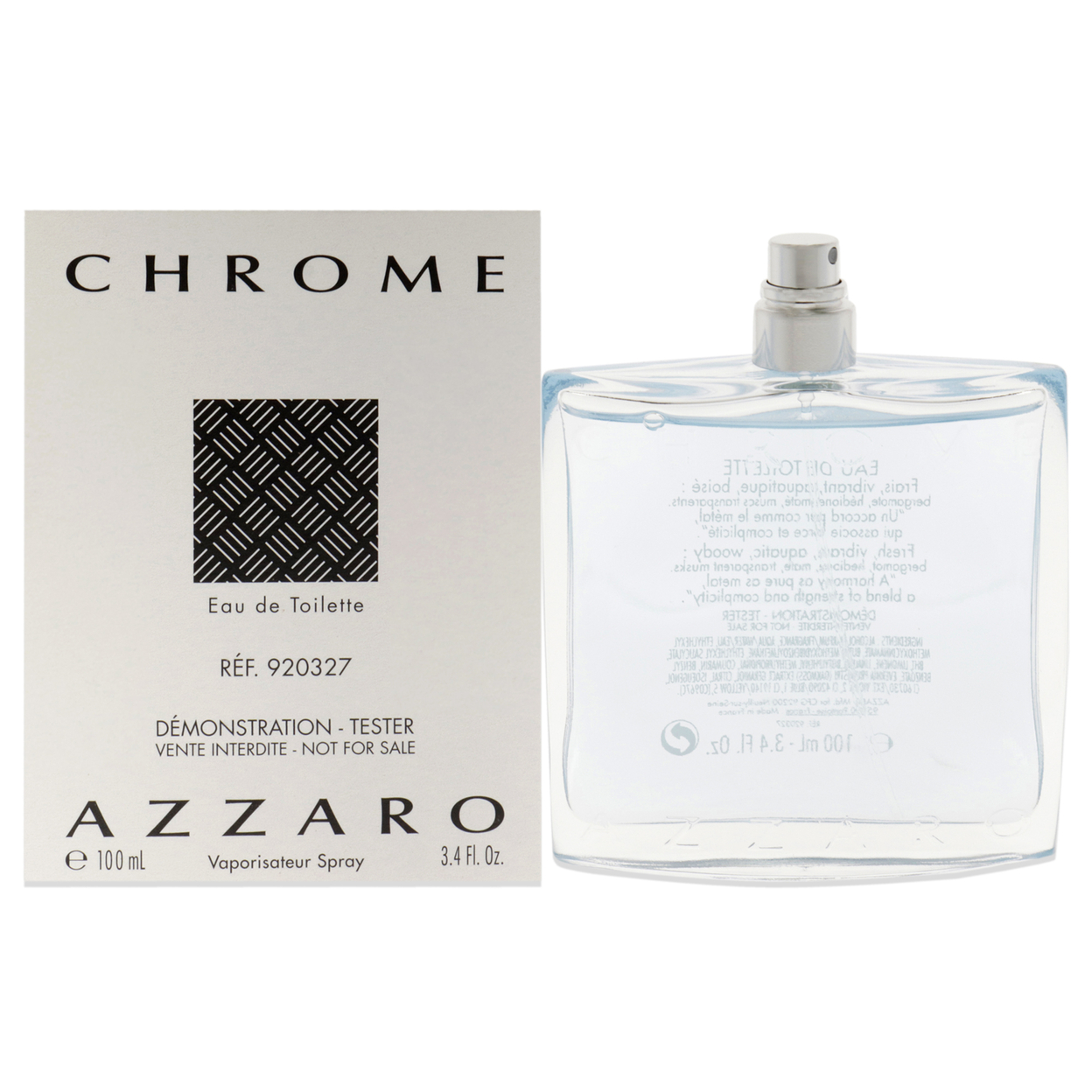 Azzaro Chrome EDT Spray 3.4 Oz