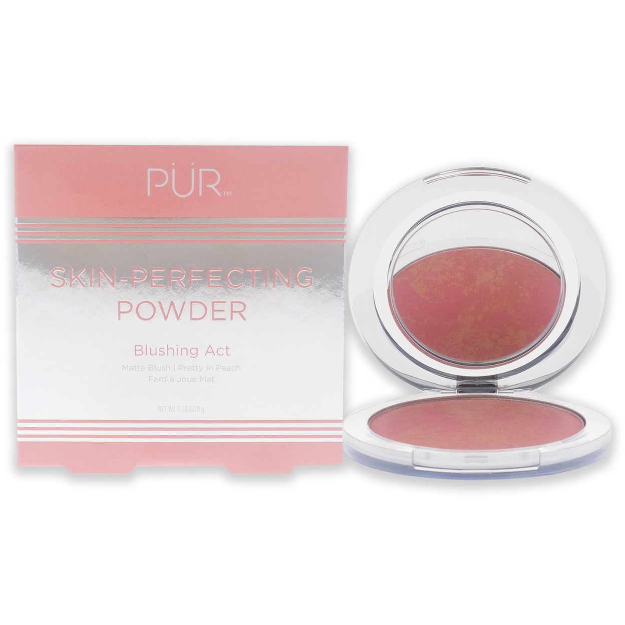 Pur Cosmetics Blushing Act Skin Perfecting Powder - Pretty In Peach Powder 0.28 Oz