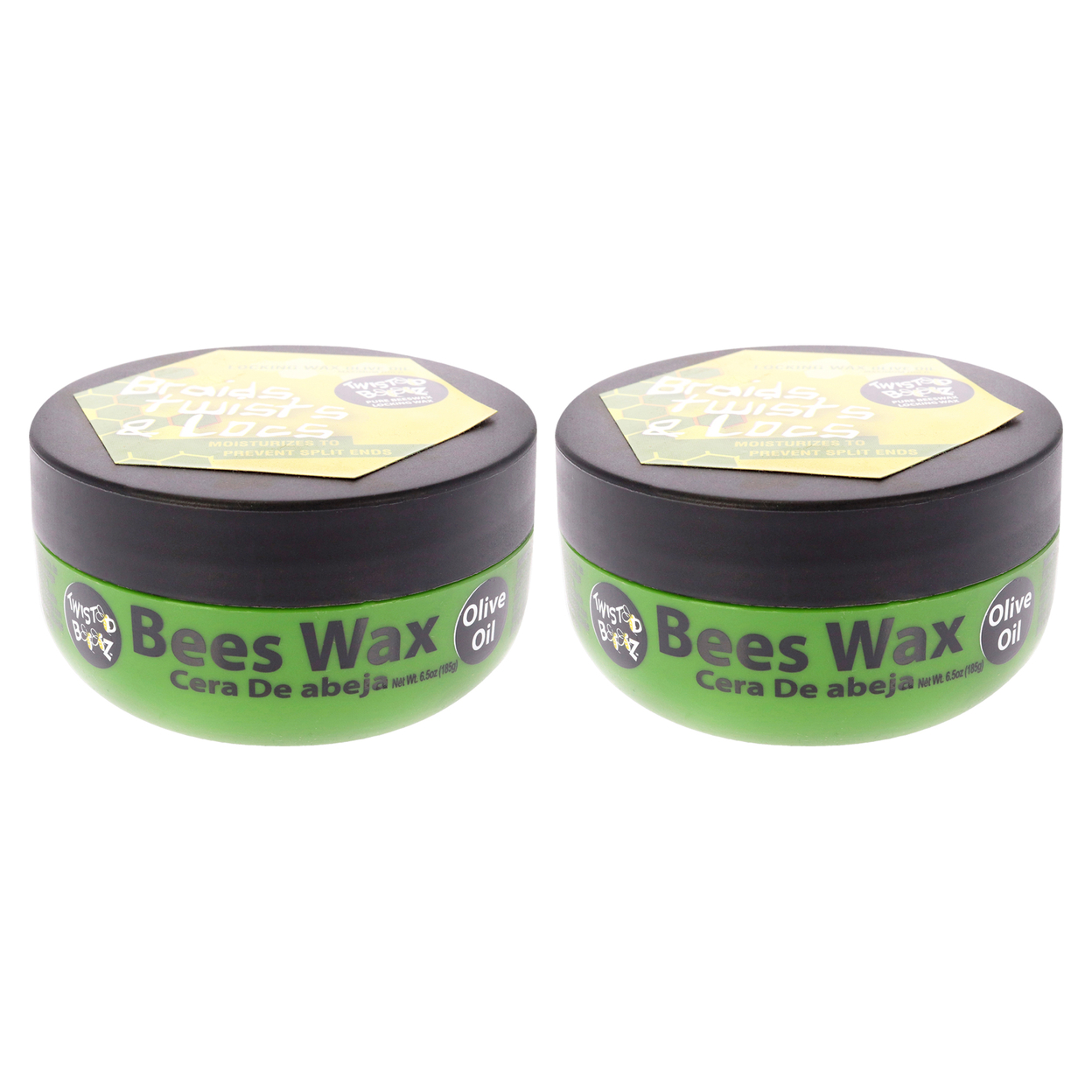 Ecoco Twisted Bees Wax - Olive Oil - Pack Of 2 6.5 Oz