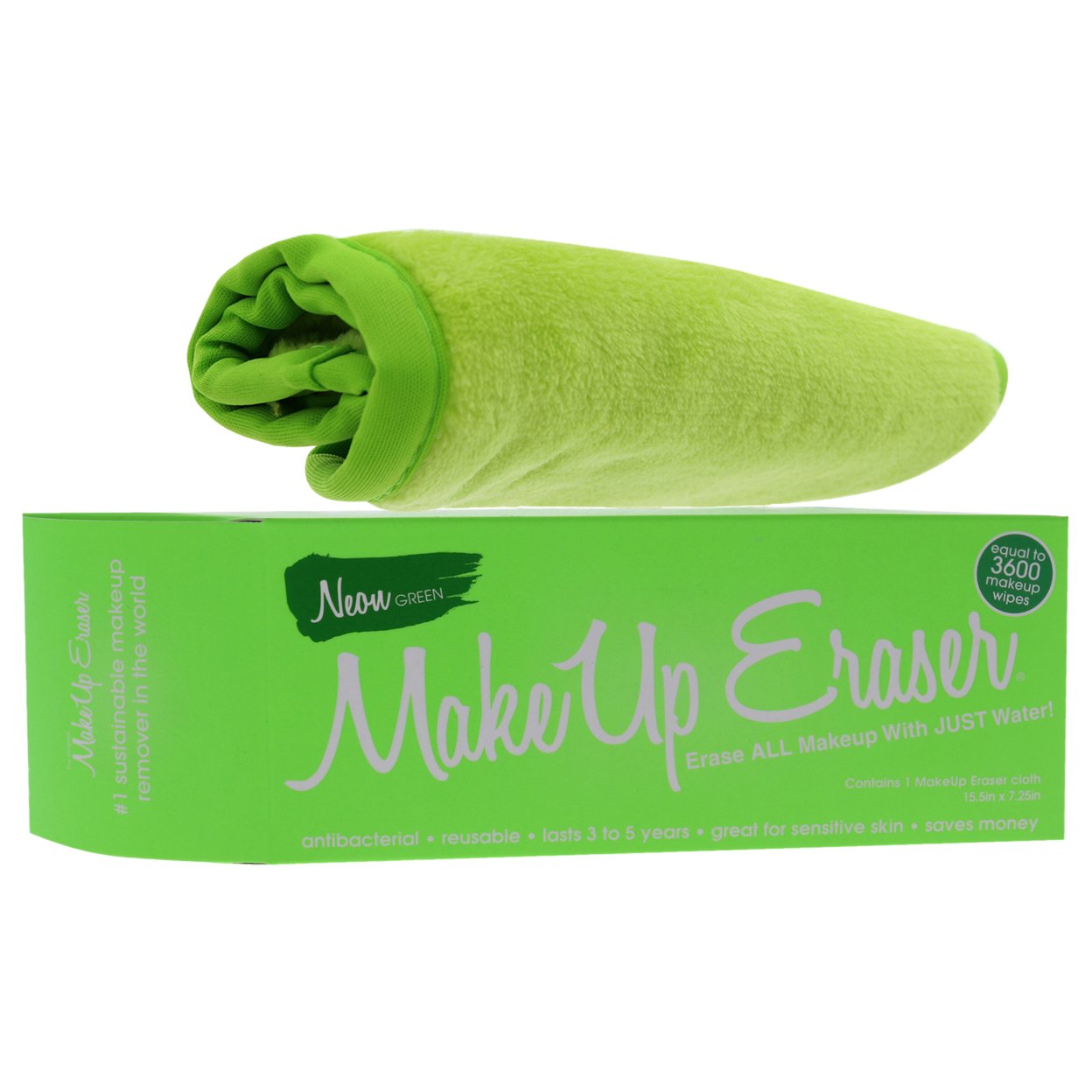 MakeUp Eraser Women ACCESSORY Makeup Remover Cloth - Neon Green 1 Pc