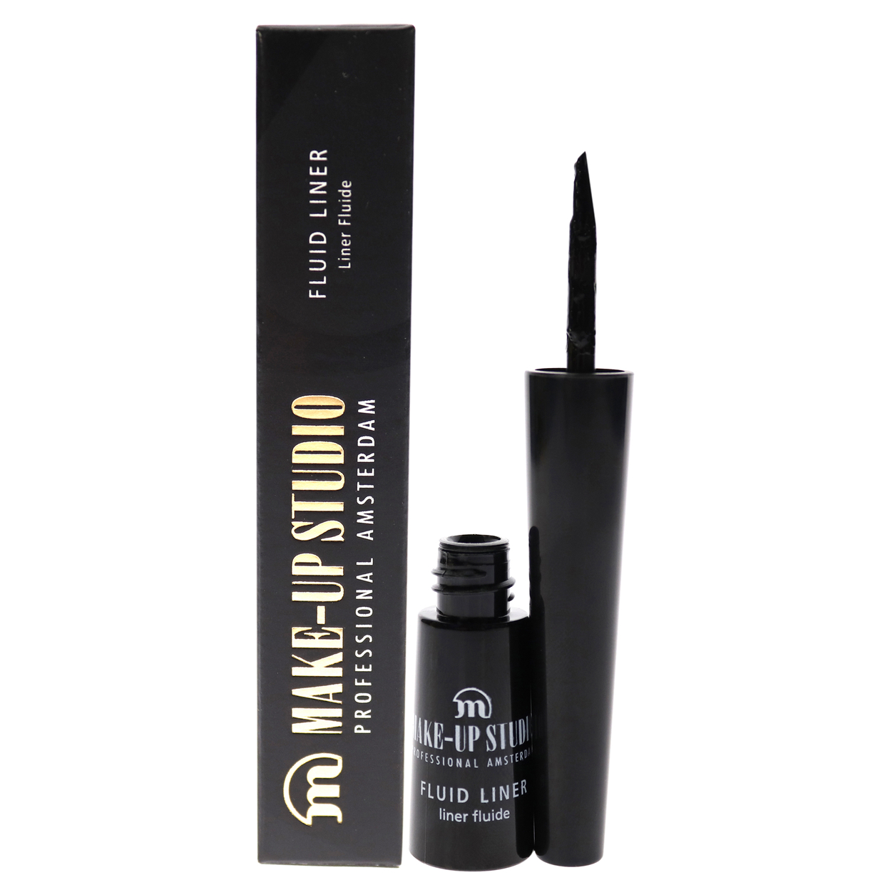 Make-Up Studio Fluid Liner Eyeliner - Sparkling Black 0.08 Oz