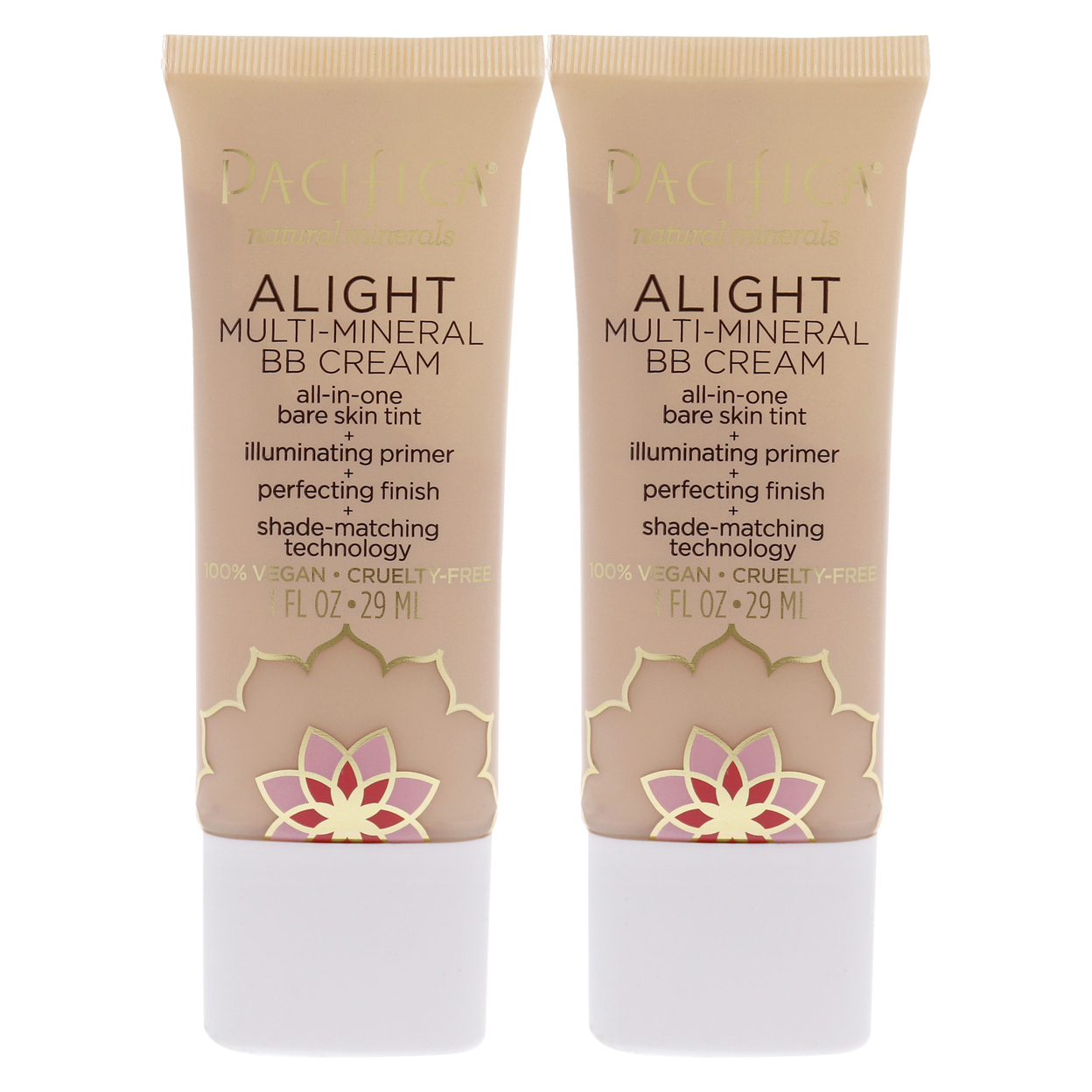 Pacifica Alight Multi-Mineral BB Cream - 11 Light - Pack Of 2 Makeup 1 Oz