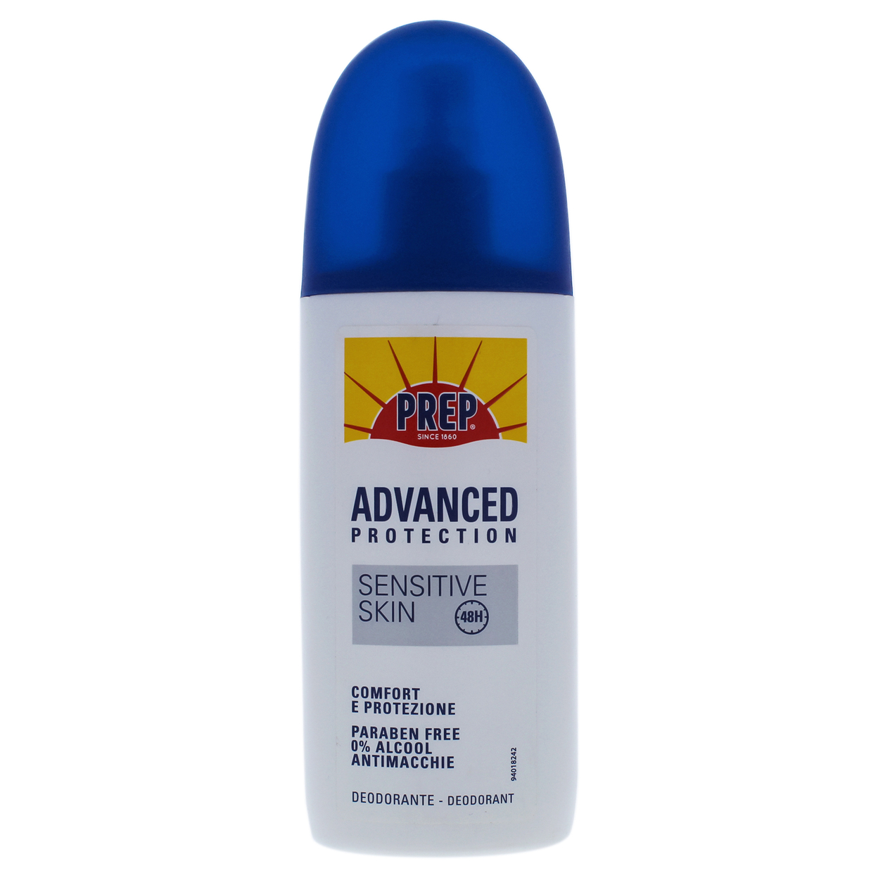Prep Advanced Protection Sensitive Skin Deodorant Deodorant Spray 3.3 Oz