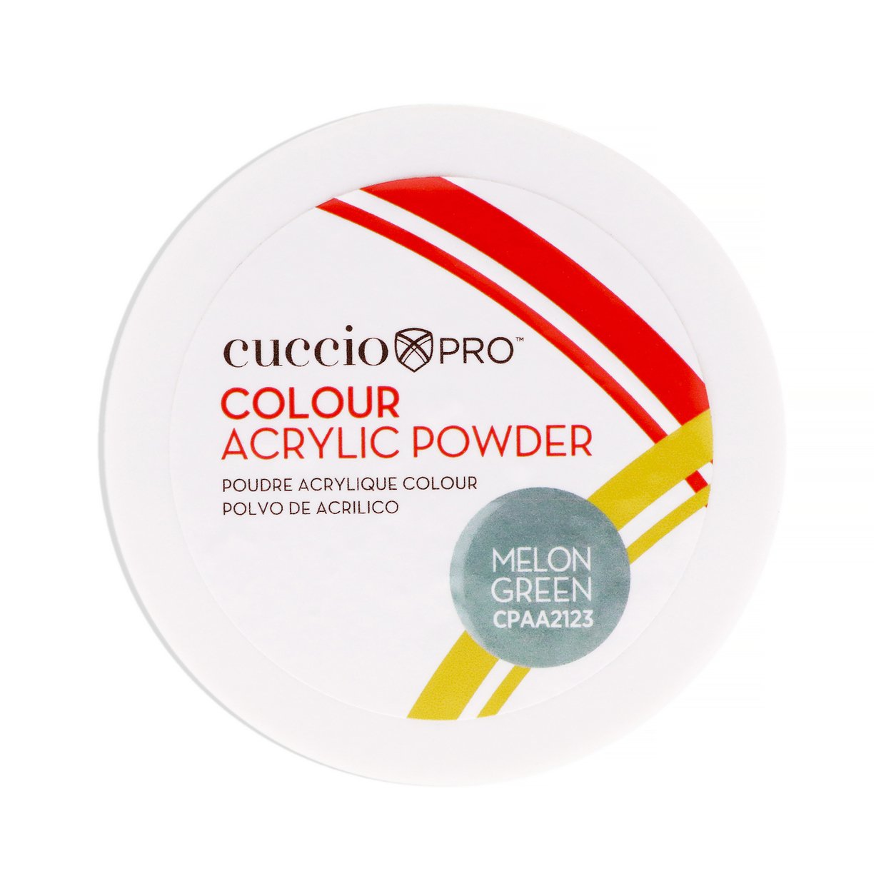 Cuccio PRO Colour Acrylic Powder - Melon Green 1.6 Oz