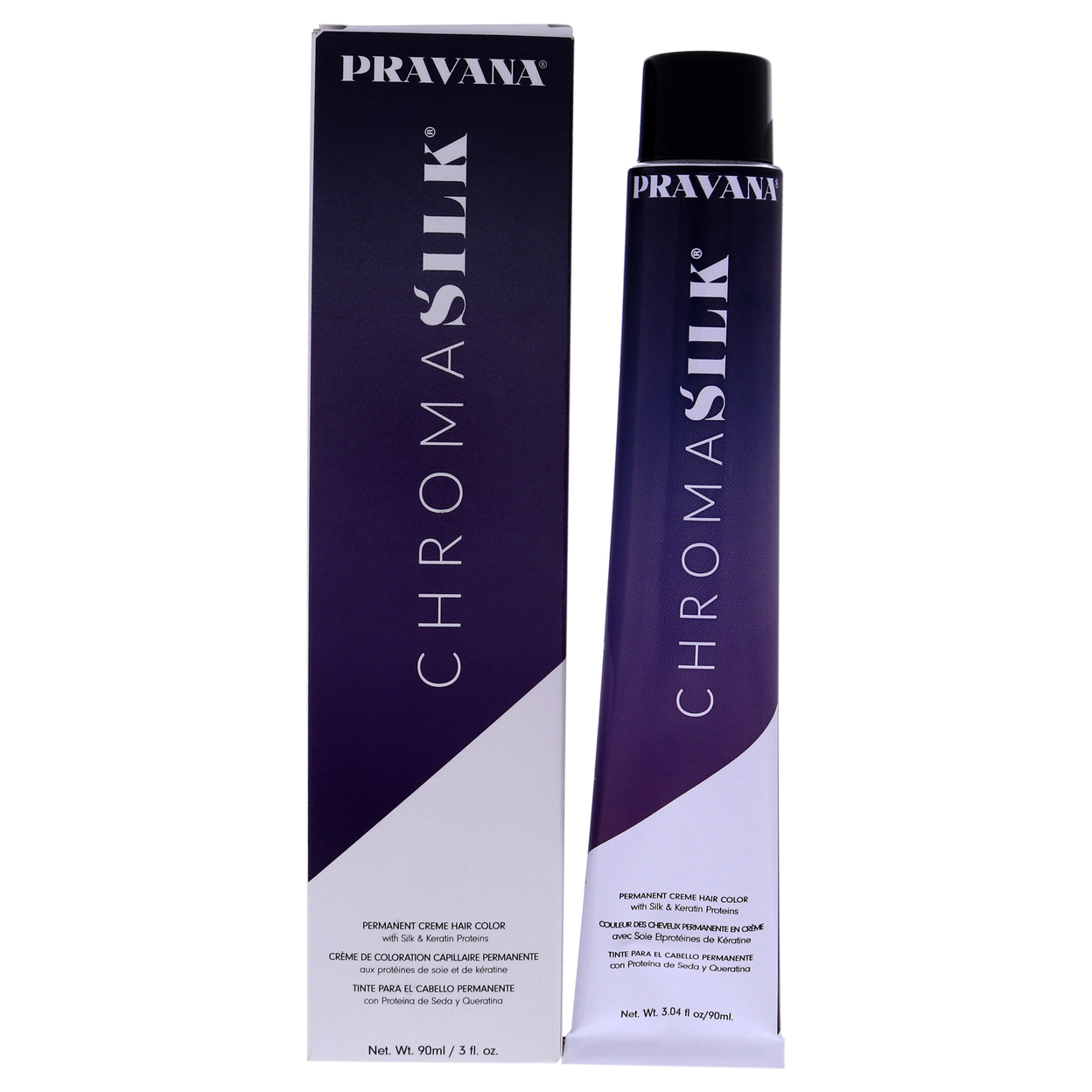 Pravana ChromaSilk Creme Hair Color - 5.45 Light Copper Mahogany Brown 3 Oz
